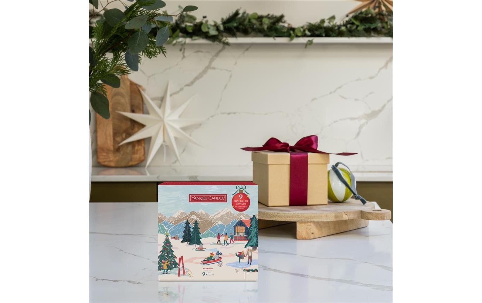 Yankee Candle Bougie parfumée »Kerzenglas Après Ski 9er Set«
