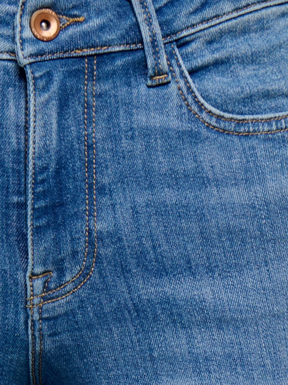 ONLY Slim-fit-Jeans »ONLPOWER MW PUSH UP SLIM STRAIGHT DNM« Baumwollmischung, mid waist, slim fit
