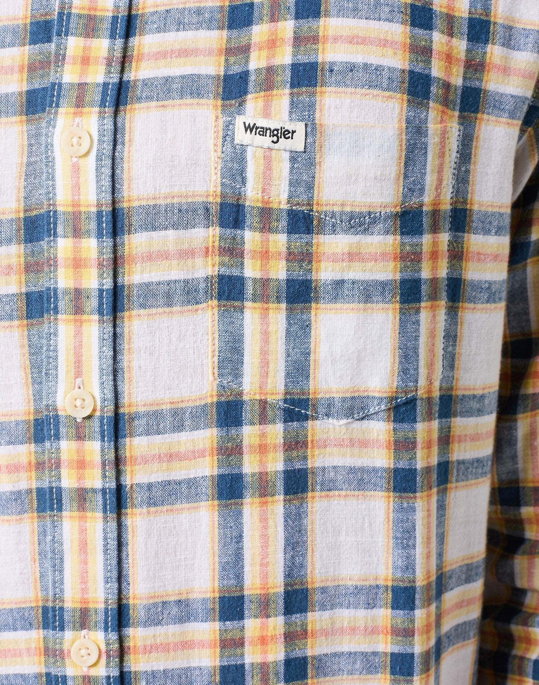 Wrangler Langarmhemd »Wrangler Hemden Langarm One Pocket Shirt«