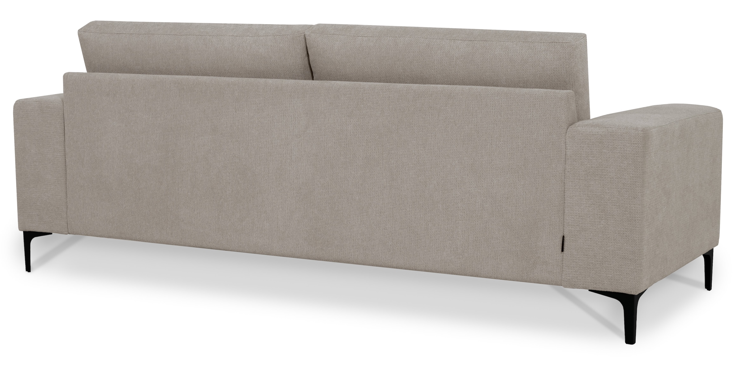 GOODproduct 3-Sitzer »Xander« Breite 224 cm, Soft-Touch Chenille, schwarze Metallfüsse