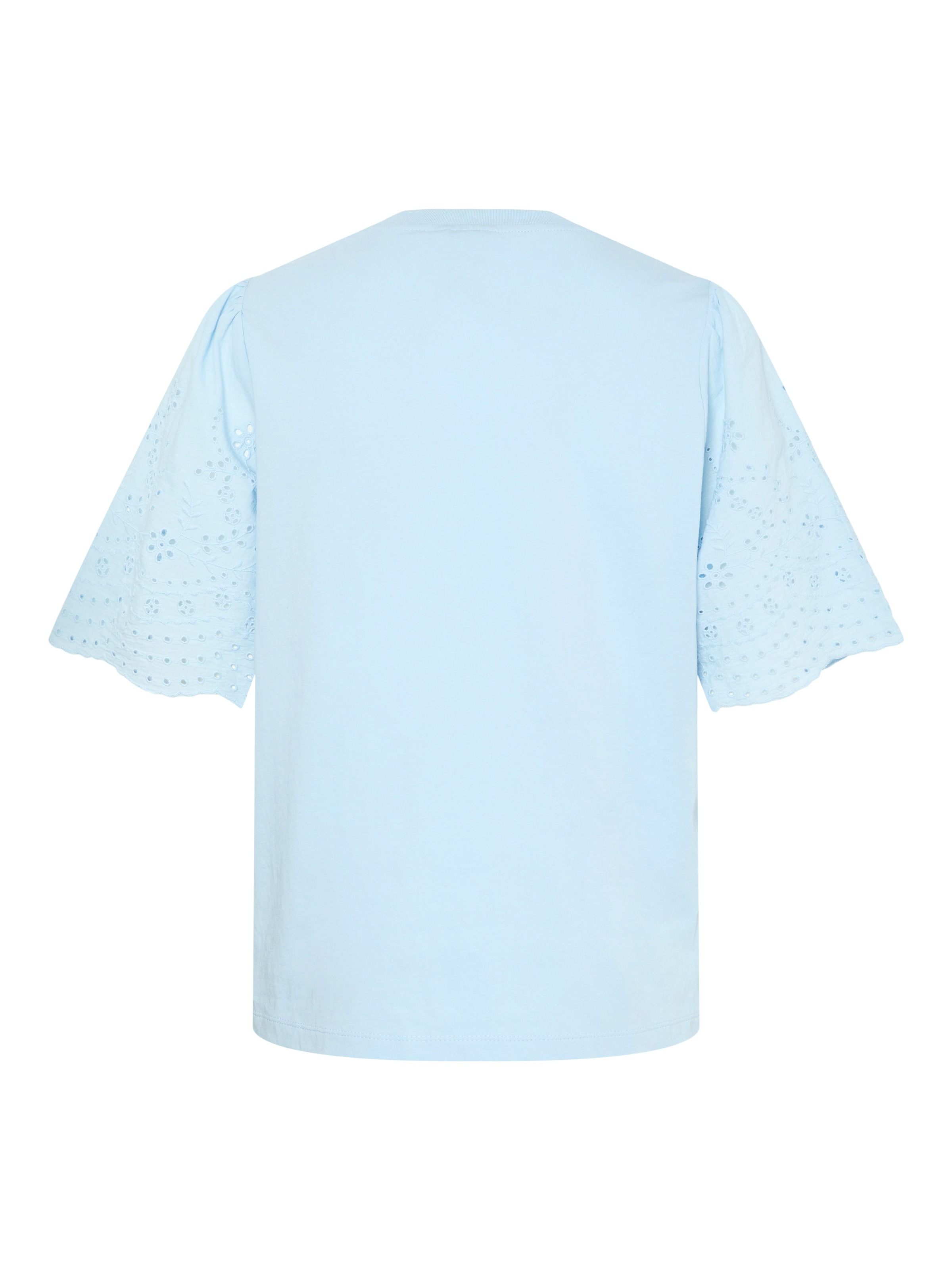 Y.A.S T-shirt à manches courtes »YASLEX SS TOP W. EMB SLEEVES S. NOOS« mit Lochstickerei