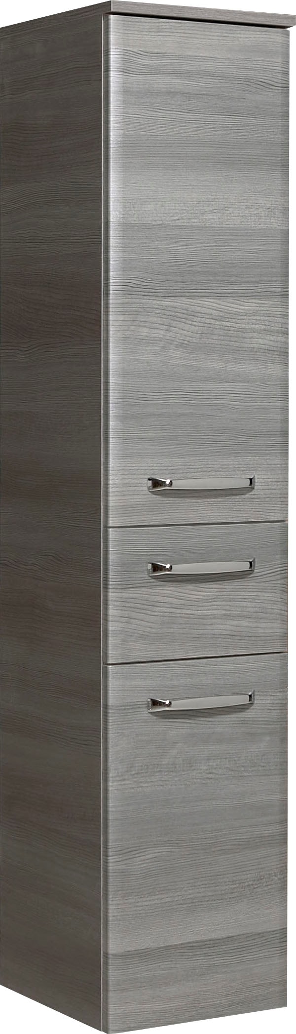 Image of Saphir Midischrank "Quickset Badschrank 30 cm breit, 2 Türen, 1 Schublade, 3 Einlegeböden" Badezimmer-Midischrank inkl. Türdämpfer, Griffe in Chrom glänzend