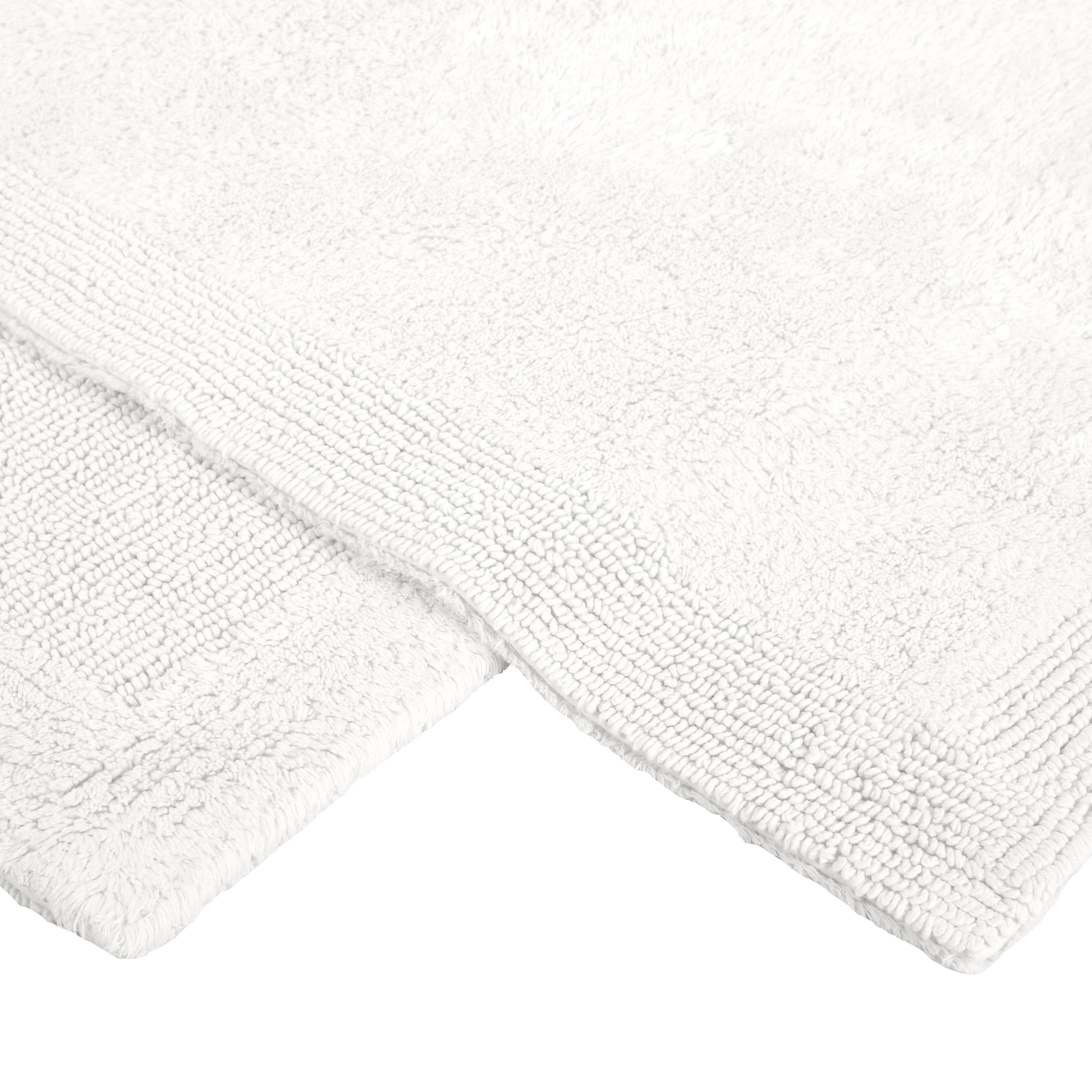 my home Badematte »Kapra, Badvorleger, Badezimmer Teppich« Höhe 14 mm beidseitig nutzbar | fussbodenheizungsgeeignet | strapazierfähig mit Bordüre, Badteppich, Badematte, Baumwolle