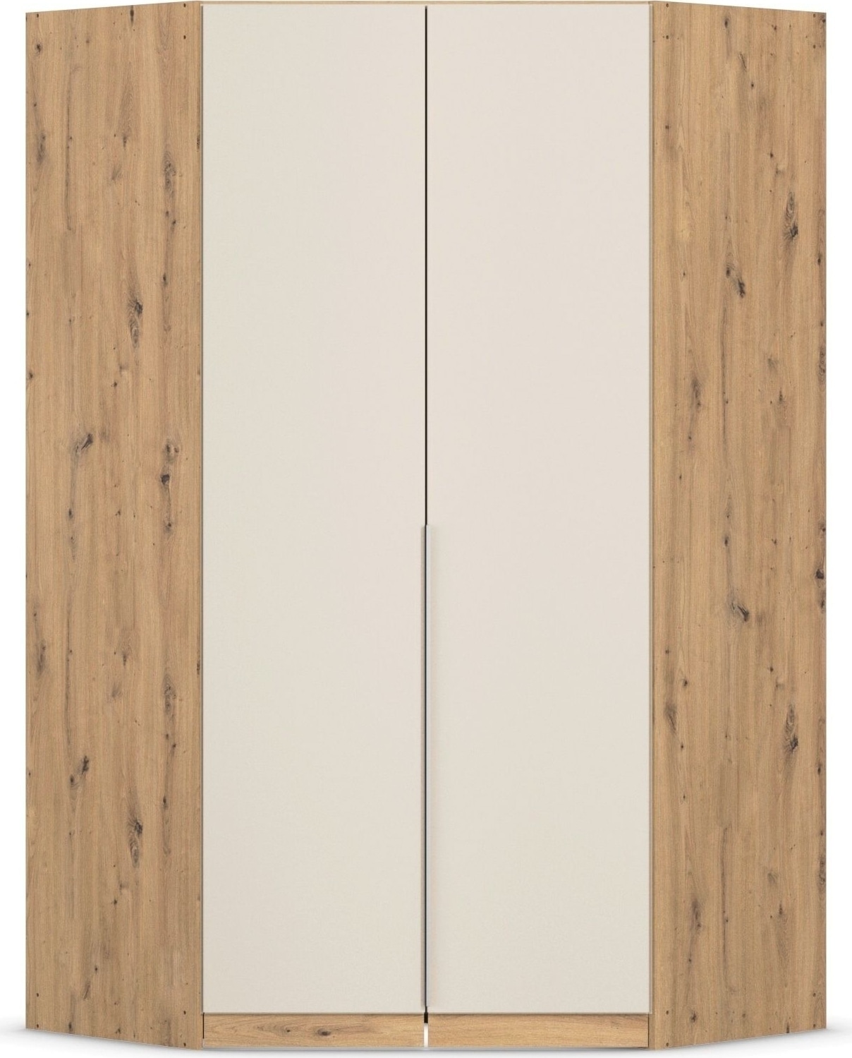 GOODproduct Kleiderschrank »Eckschrank Mehrzweckschrank Ankleide Schlafzimmer Garderobe AGORDO« Eiche Artisan/Kaschmir, ausgestattet mit viel Stauraum MADE IN GERMANY