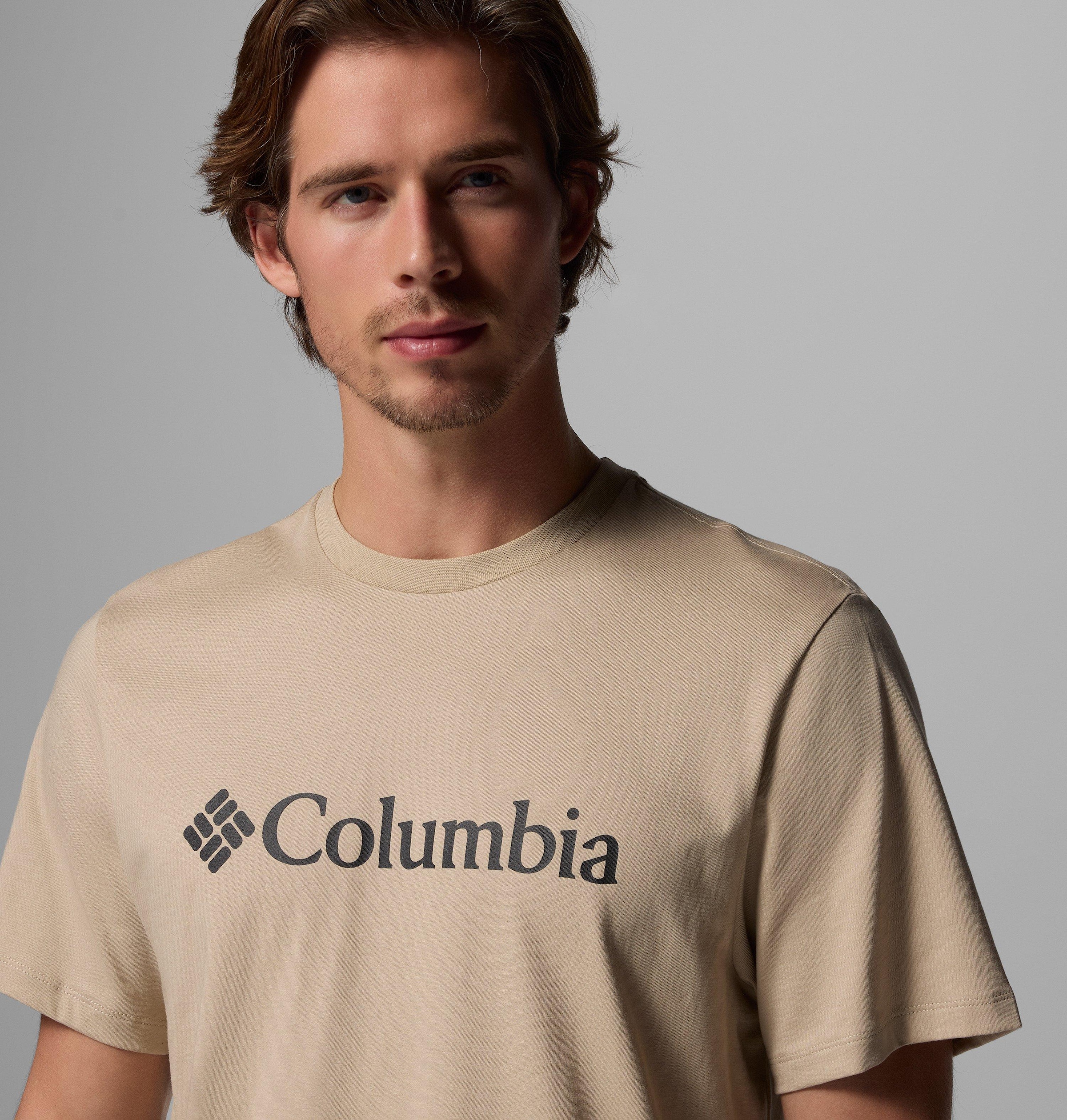 Columbia T-shirt »CSC Basic Logo Tee« manches courtes, col rond, en coton, coupe sportive