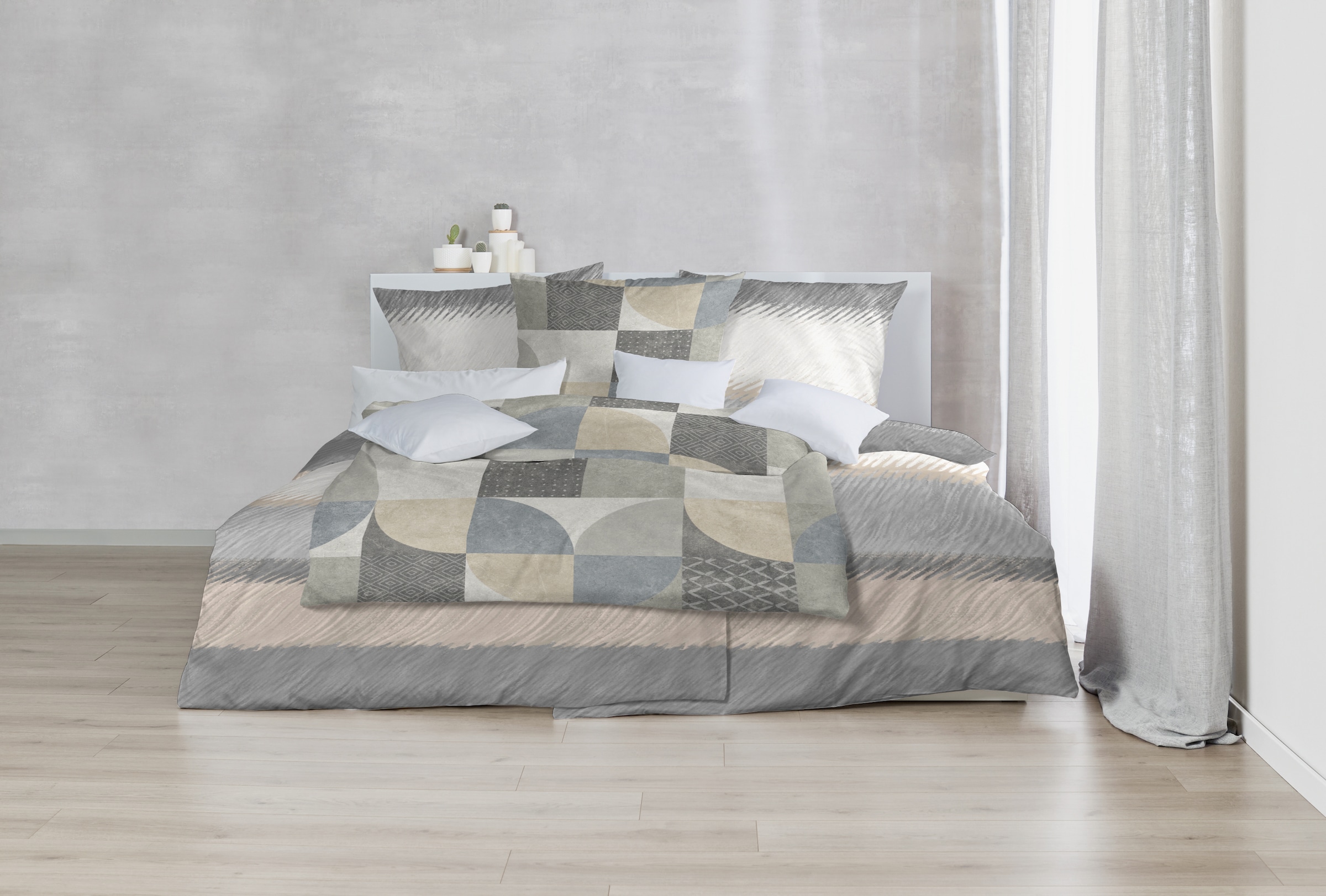 Primera Linge de lit »Feinbiber-Bettwäsche« 2 cuis doux comme du velours et naturellement en pur coton