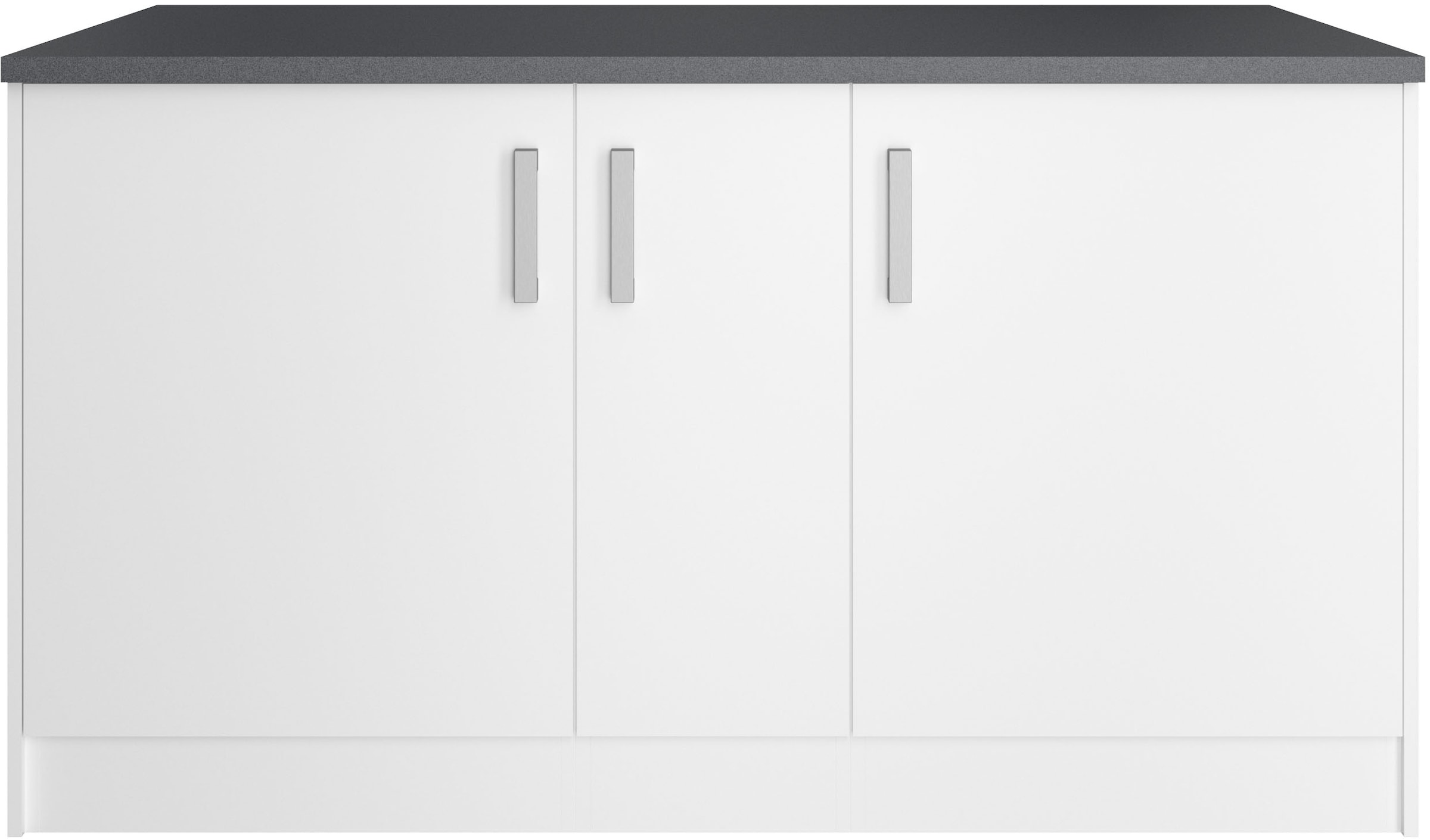 KOCHSTATION Kücheninsel »KS-Toronto« Breite 153 cm, MDF-Fronten, Flaschenregal