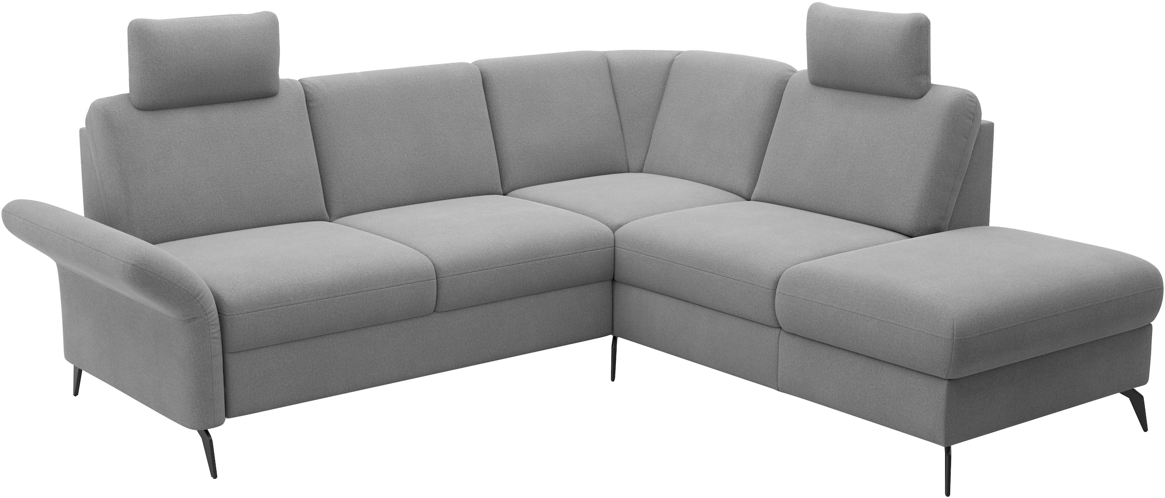 Home affaire Ecksofa »Rochelle«, optional: Armteilverstellung, klappbar, Bettkasen