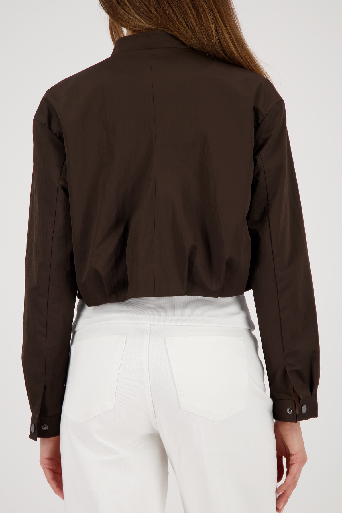 Monari Blouson »Jacke Nylon« ohne Kapuze Regular fit mit Stehkragen