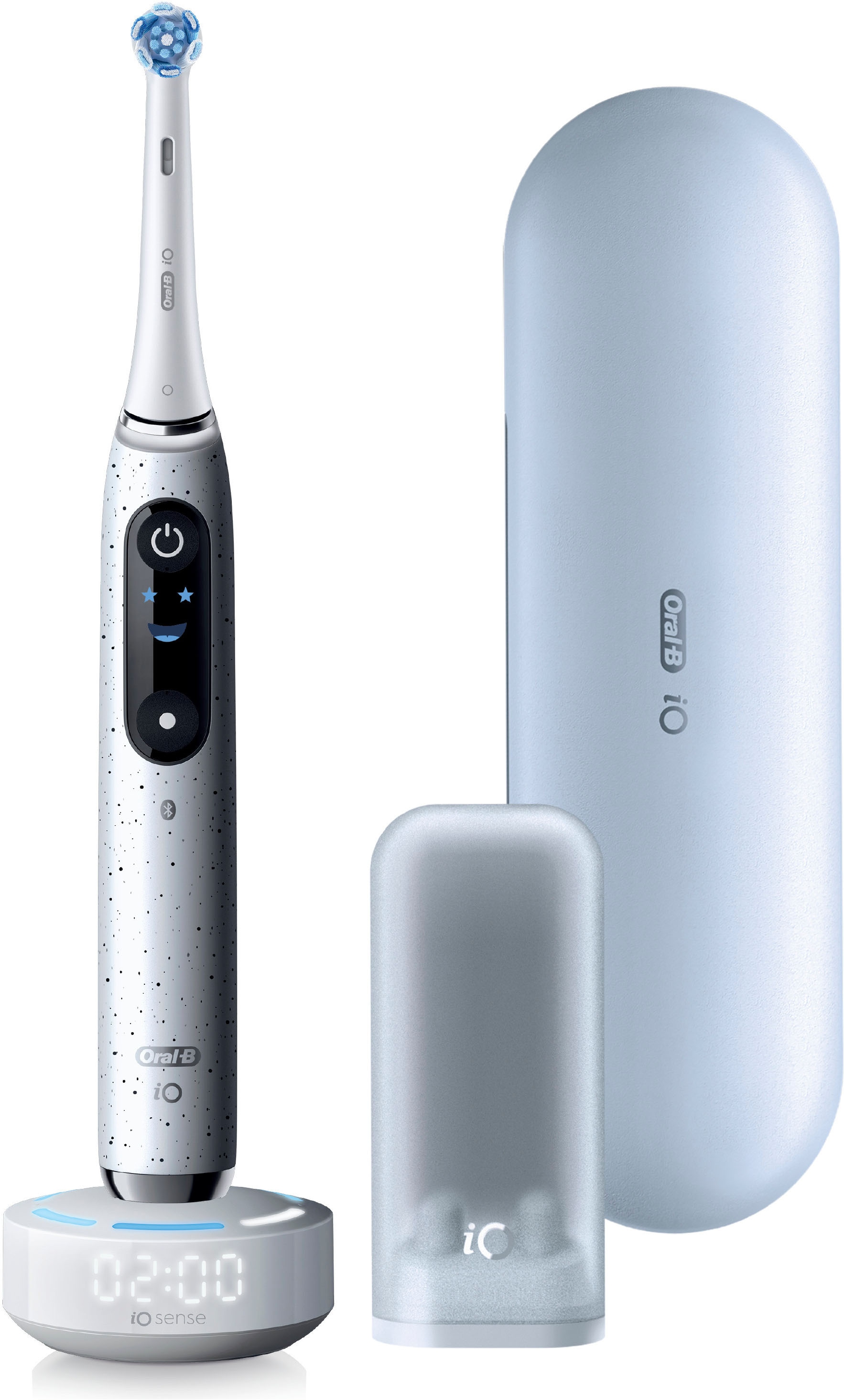 Oral-B Elektrische Zahnbürste »Oral-B iO Series 10« 1 Stk. Aufsteckbürsten iO Sense Zahnputz-Coach | Schnellladestation | Langanhaltender Akku