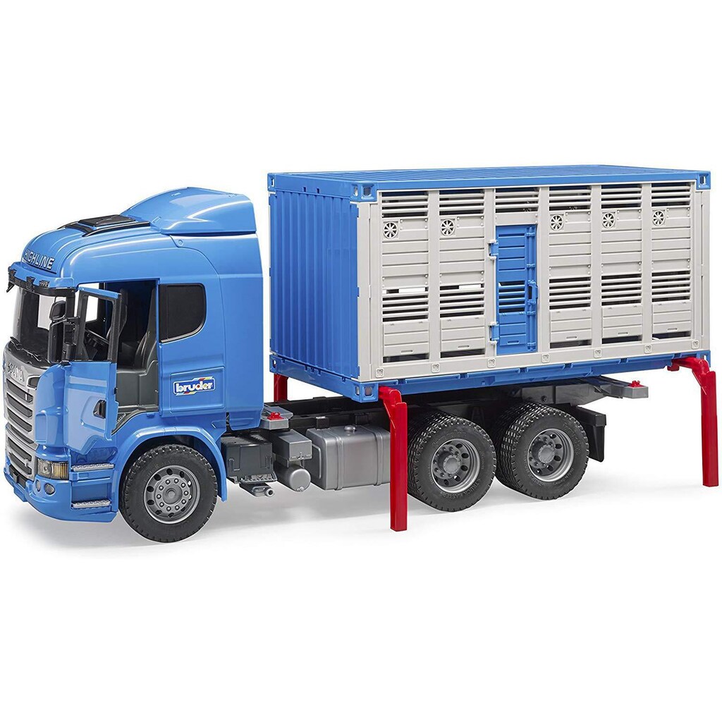 Bruder® Spielzeug-Transporter »Lastwagen Scania R-Serie Tiertransport-LKW«