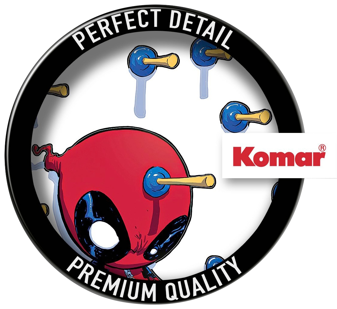 Komar Wandtattoo »Deadpool Shootout - Grösse 50 x 70 cm«, (19 St.), selbstklebend, Wandsticker, Kinderzimmer