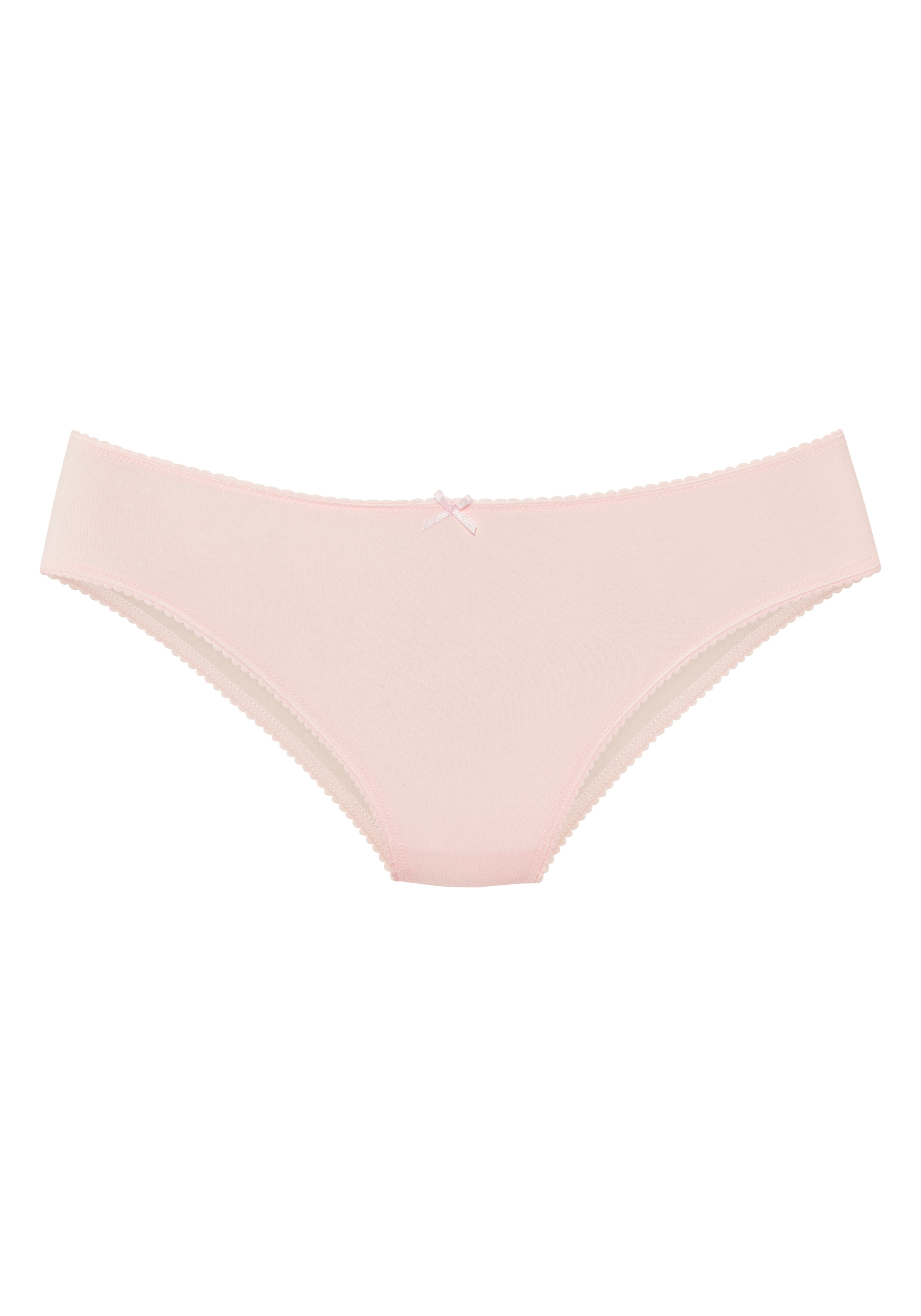 Vivance Jazz-Pants Slips mit kleiner Häkelkante, weiche Baumwollmischung