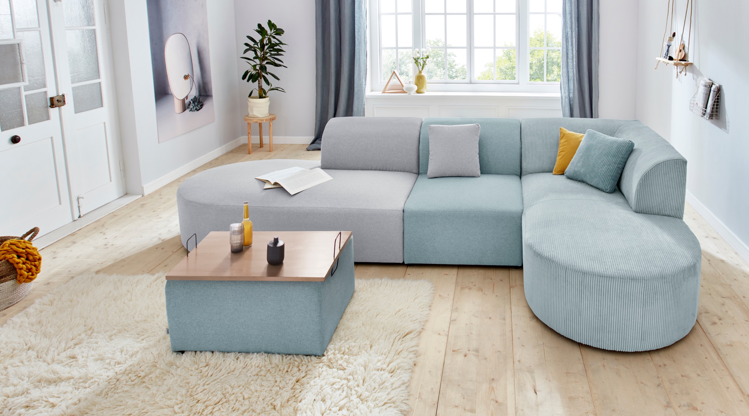andas Sofa-Eckelement »Alesund« als Einzelelement oder Modulteil