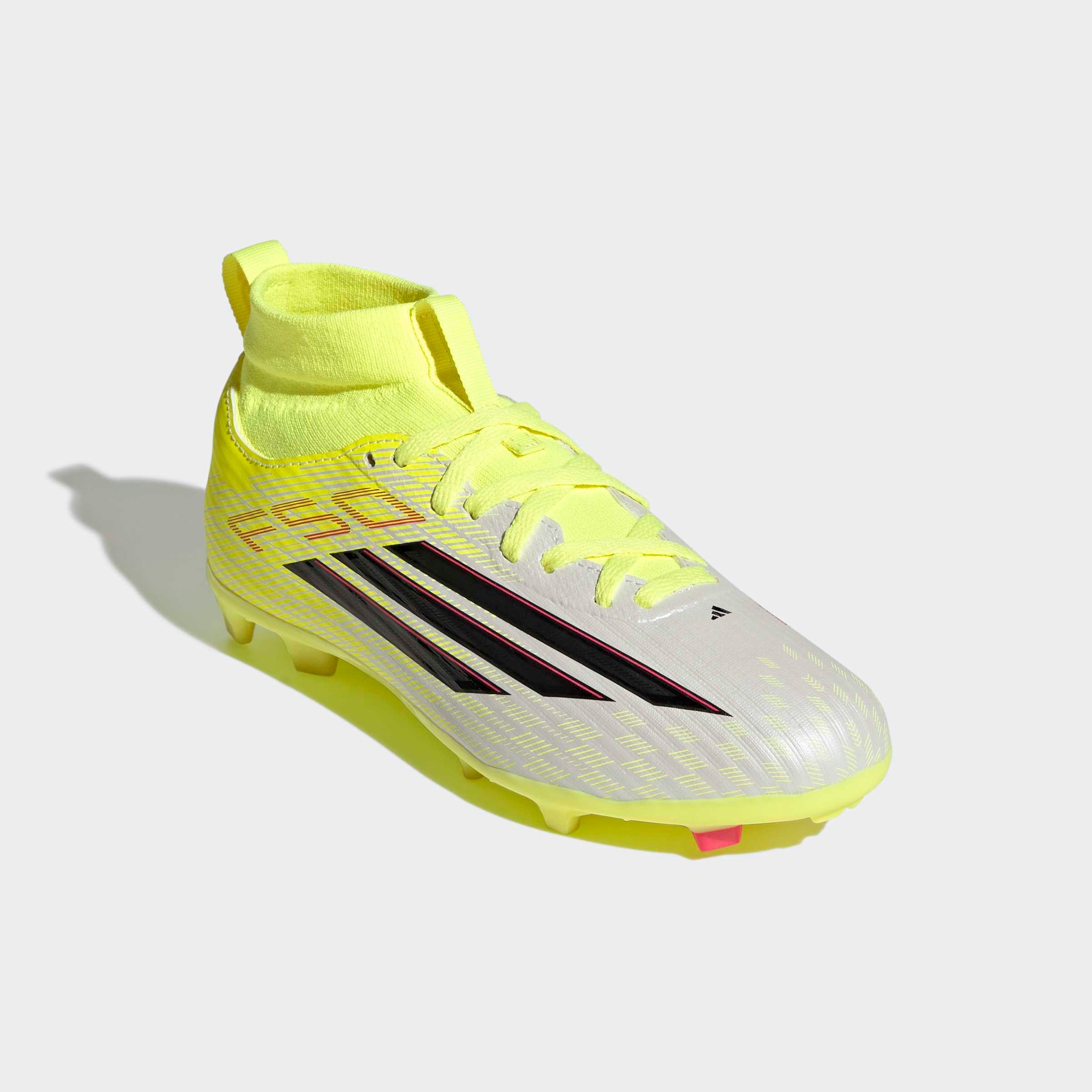 Image of adidas Performance Fussballschuh "F50 LEAGUE MID CUT FIRM GROUND / MULTI GROUND KIDS" für viele verschiedene Böden geeignet, für Kinder & Jugendliche
