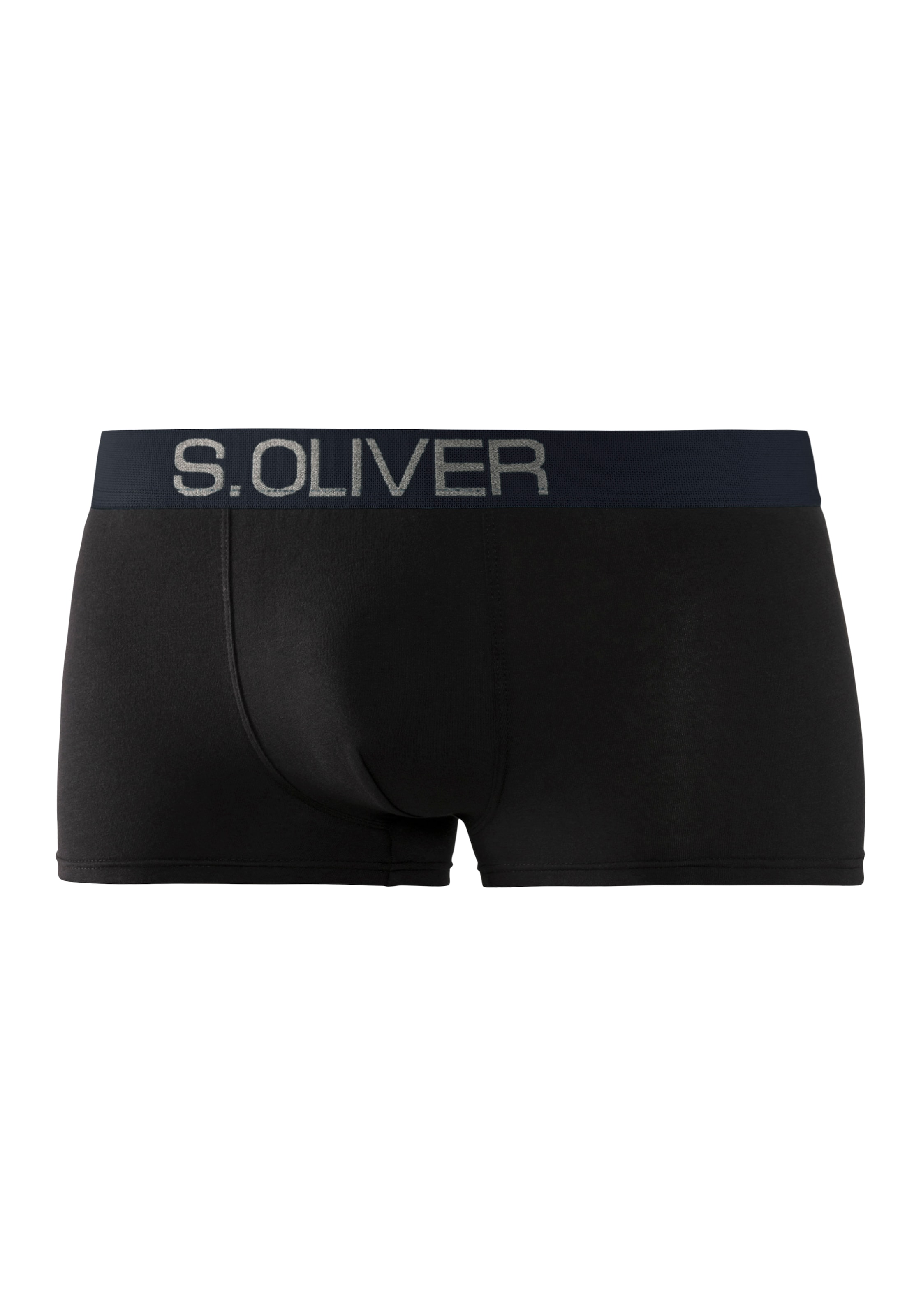 s.Oliver Hipster, (Packung, 4 St.), knapp sitzende Boxershorts für Herren aus Baumwoll-Mix