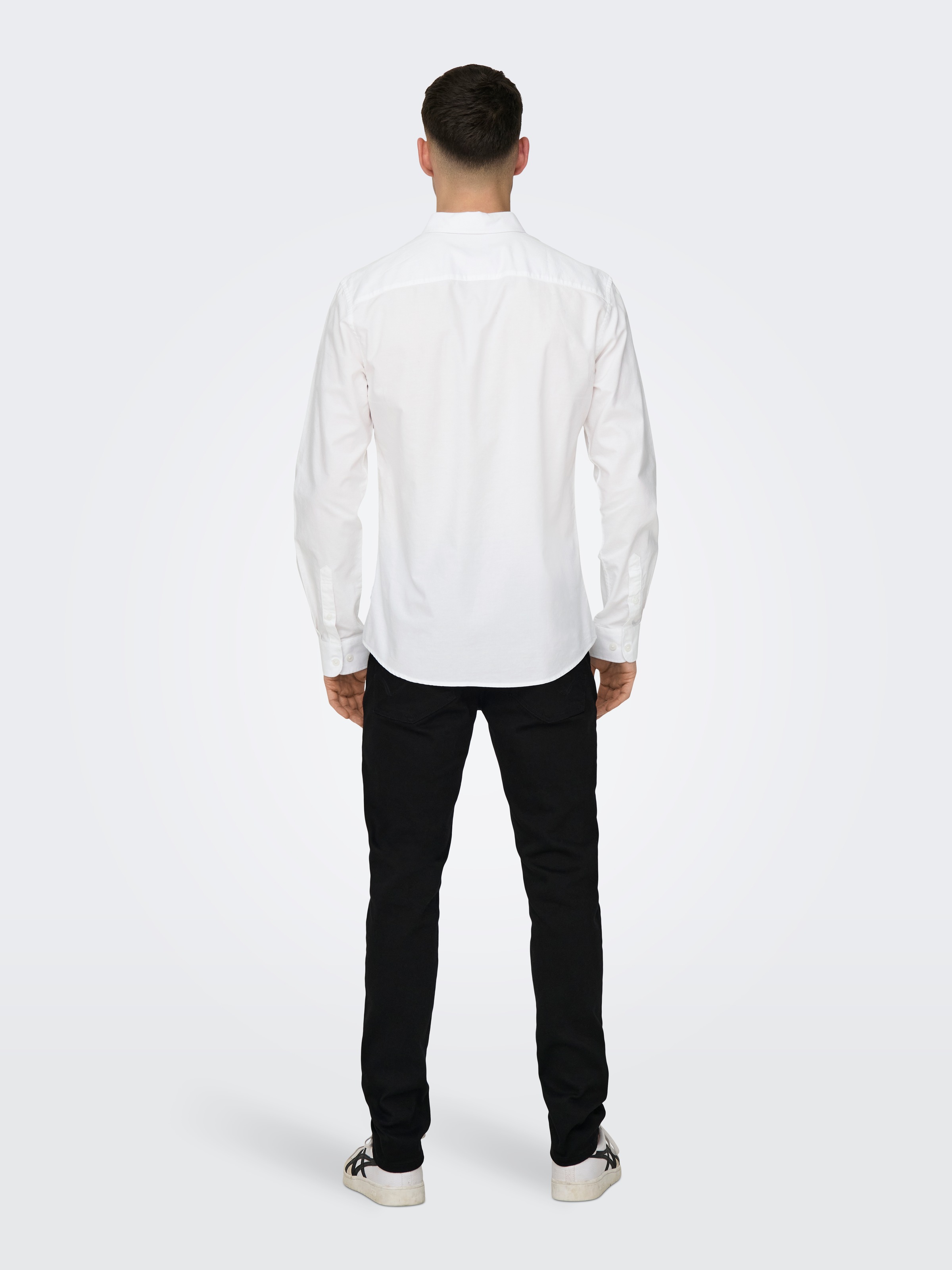 ONLY & SONS Langarmhemd »ONSALVARO SLIM LS OXFORD SHIRT NOOS«