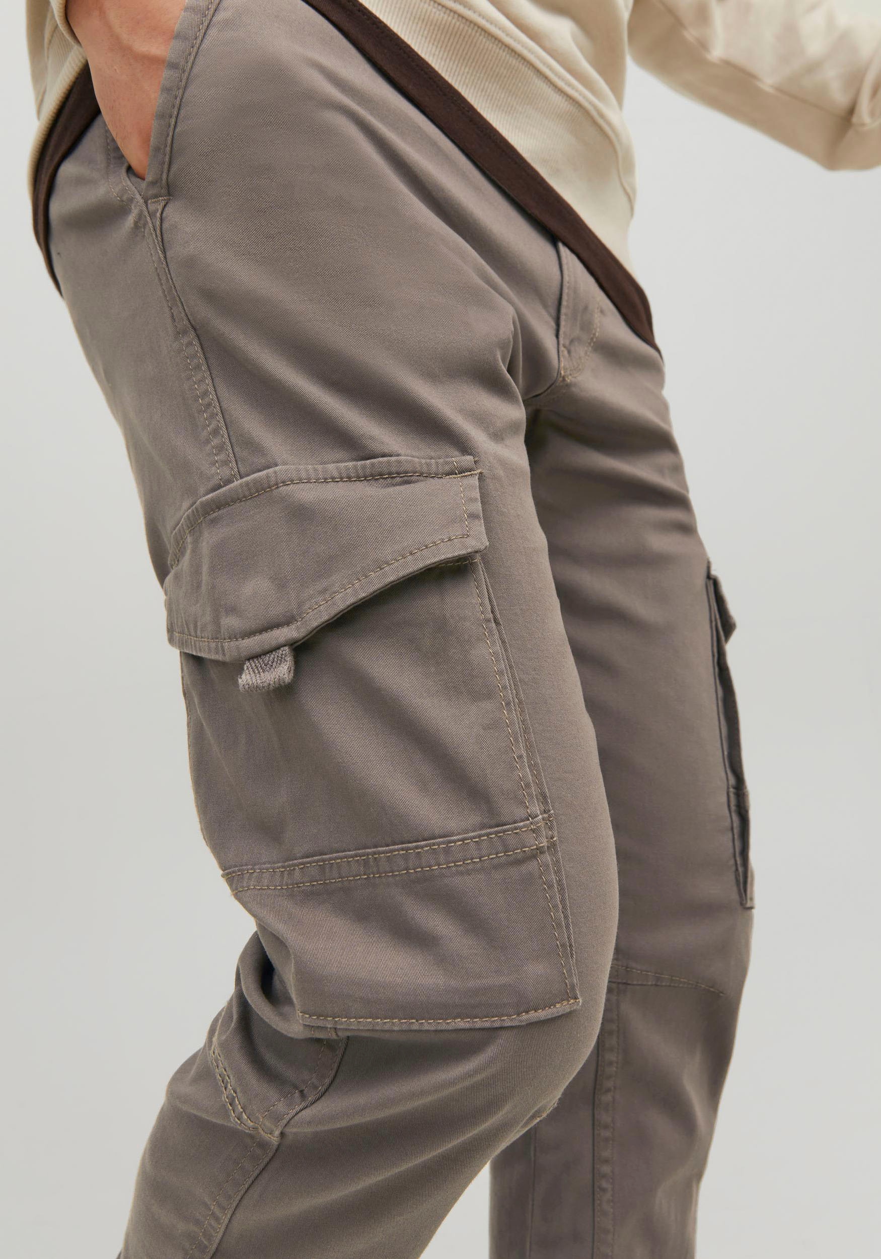 Jack & Jones Pantalon cargo »JPSTPAUL JJFLAKE CARGO NOOS«  Baumwollmischung, regular fit