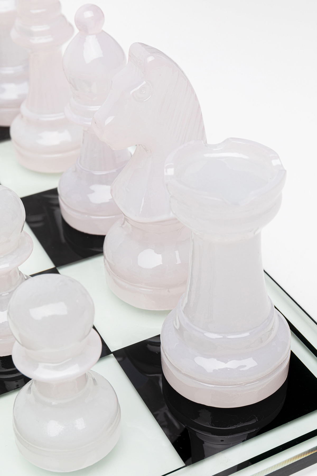 Kare Design Dekoobjekt »Deko Objekt Chess Transparent 60x60cm«