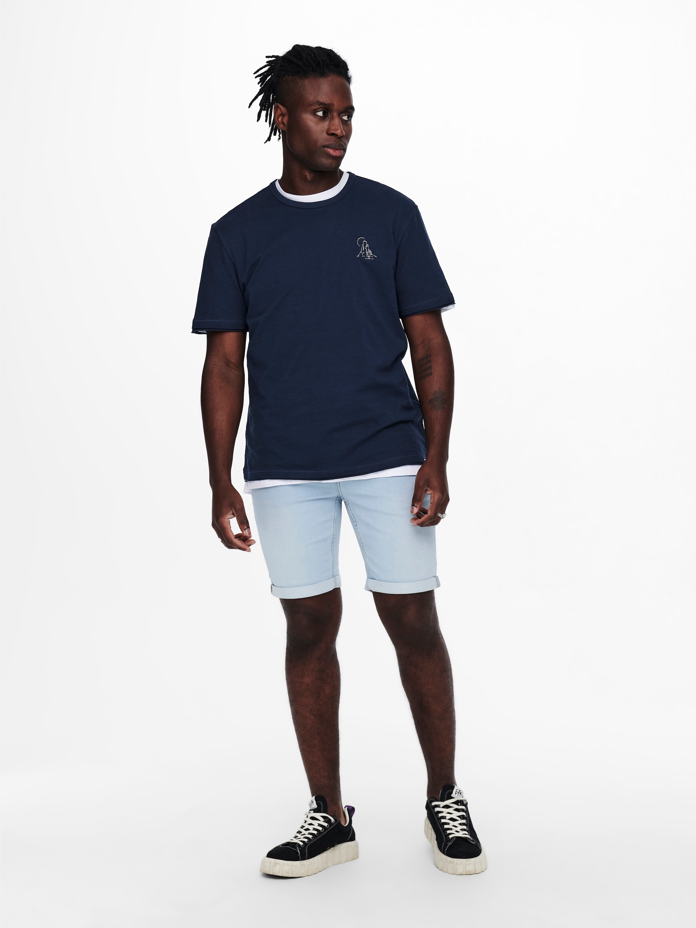 ONLY & SONS Short en jean »ONSPLY LIGHT BLUE 5189 SHORTS DNM NOOS«