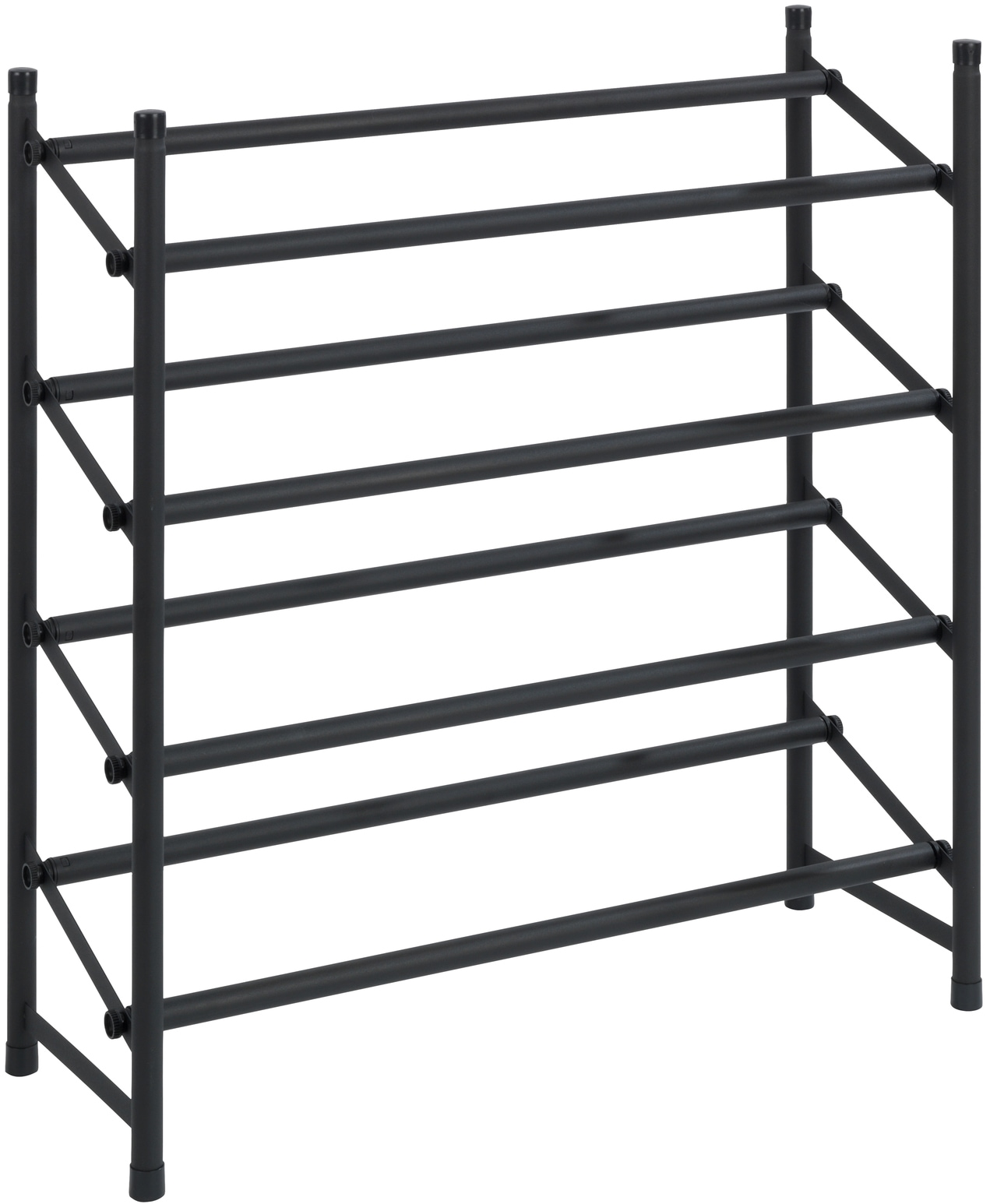 Image of WENKO Schuhregal »Hero«, ausziehbar von 62 bis 115 cm, für 24 Paar Schuhe, pulverbeschichtetes Metall und hochwertiger Kunststoff bei Ackermann Versand Schweiz