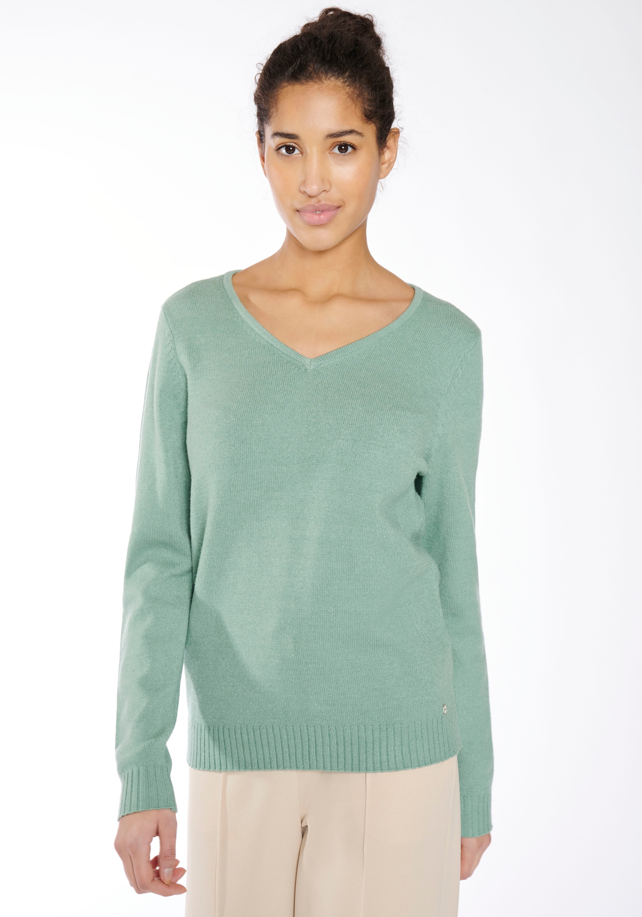 HaILY’S V-Ausschnitt-Pullover »LS P VK Fi44ona«