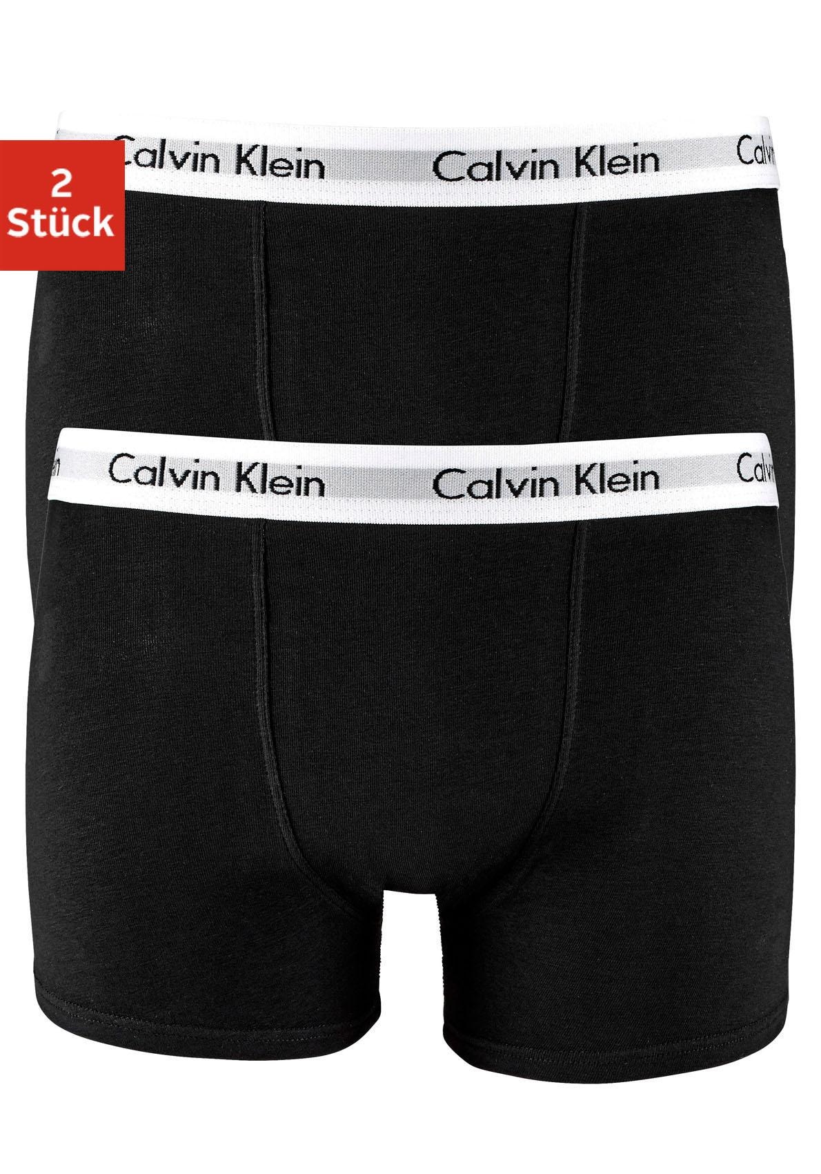 ♕ (Packung, auf Logo Junior Boxer, 2 Klein versandkostenfrei Kids CK Kinder Calvin dem Bund MiniMe,mit St.), auf