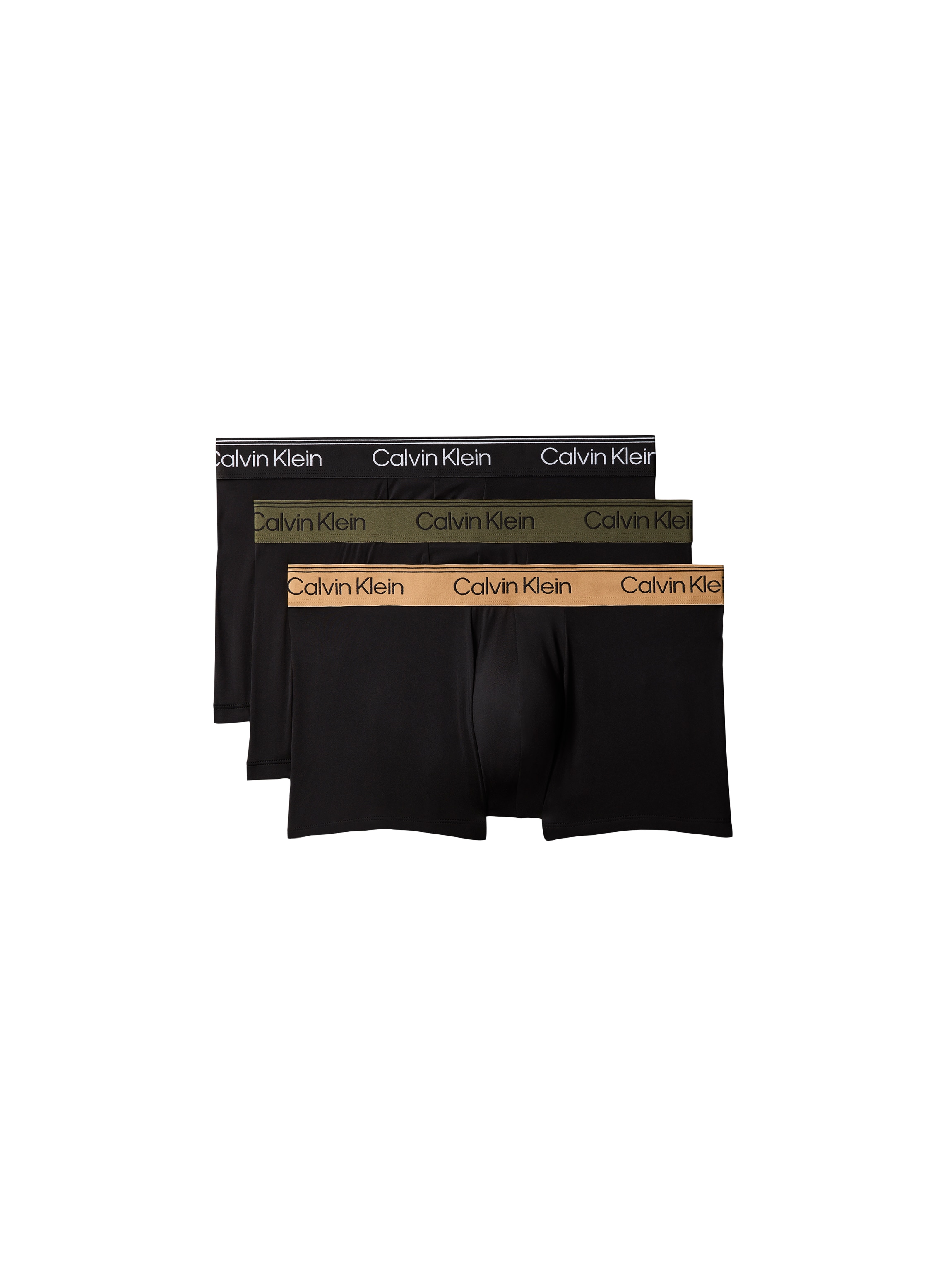 Calvin Klein Underwear Tronc »LOW RISE TRUNK 3PK« Paquet, pack de 3,  coupe régulière avec ceinture élastique