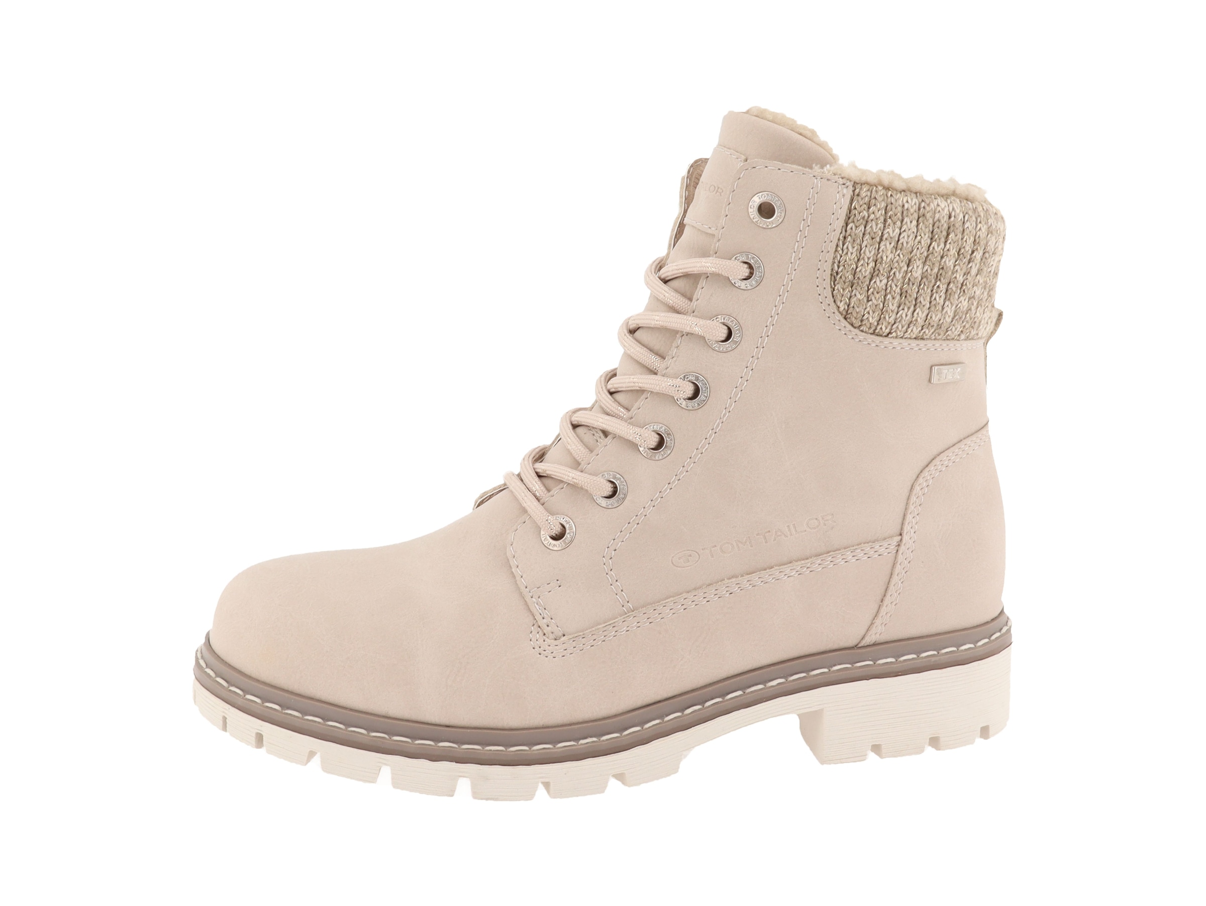 TOM TAILOR Bottines à lacets  Winterboots mit wasserabweisendem TEX, Komfortweite G