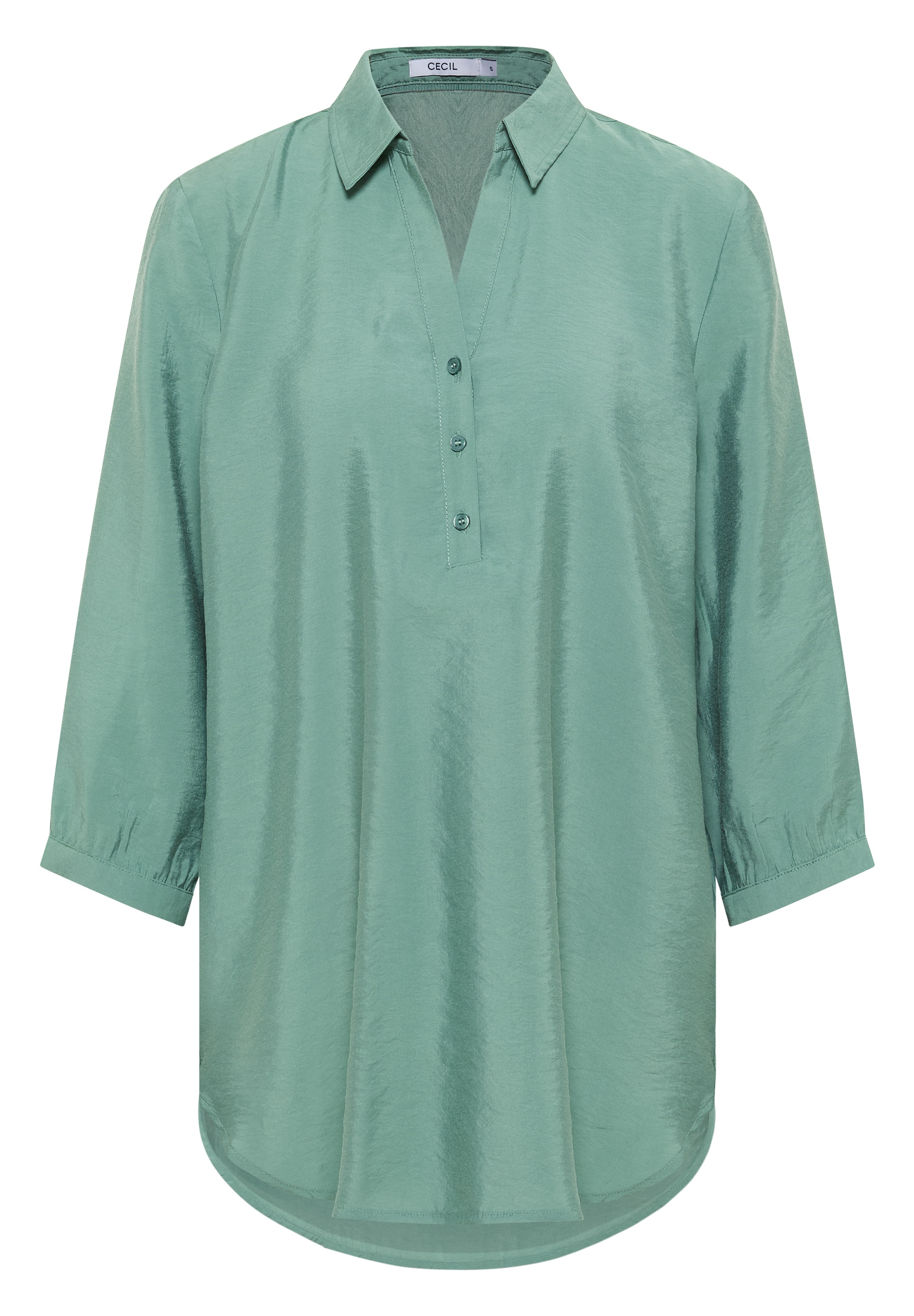 Cecil Klassische Bluse, mit abgerundetem Saum