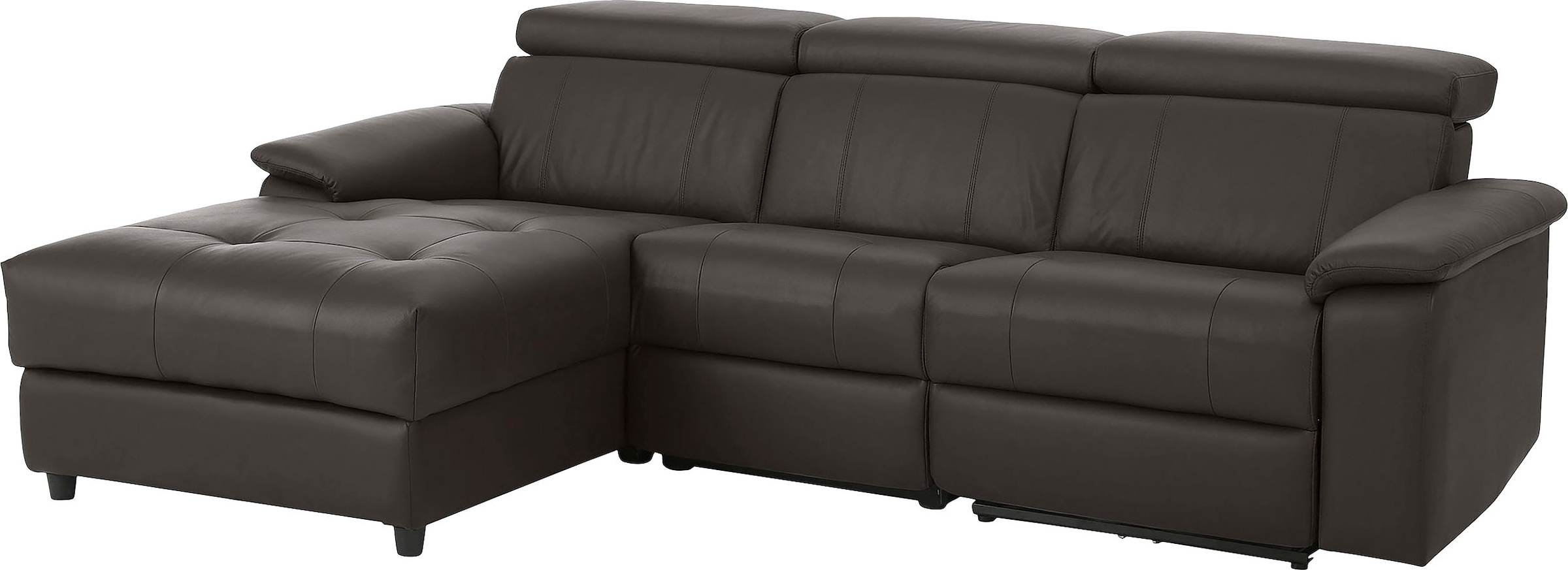 Image of Home affaire Ecksofa "Binado, L-Form," mit manueller oder elektrischer Relaxfunktion mit USB-Anschluss