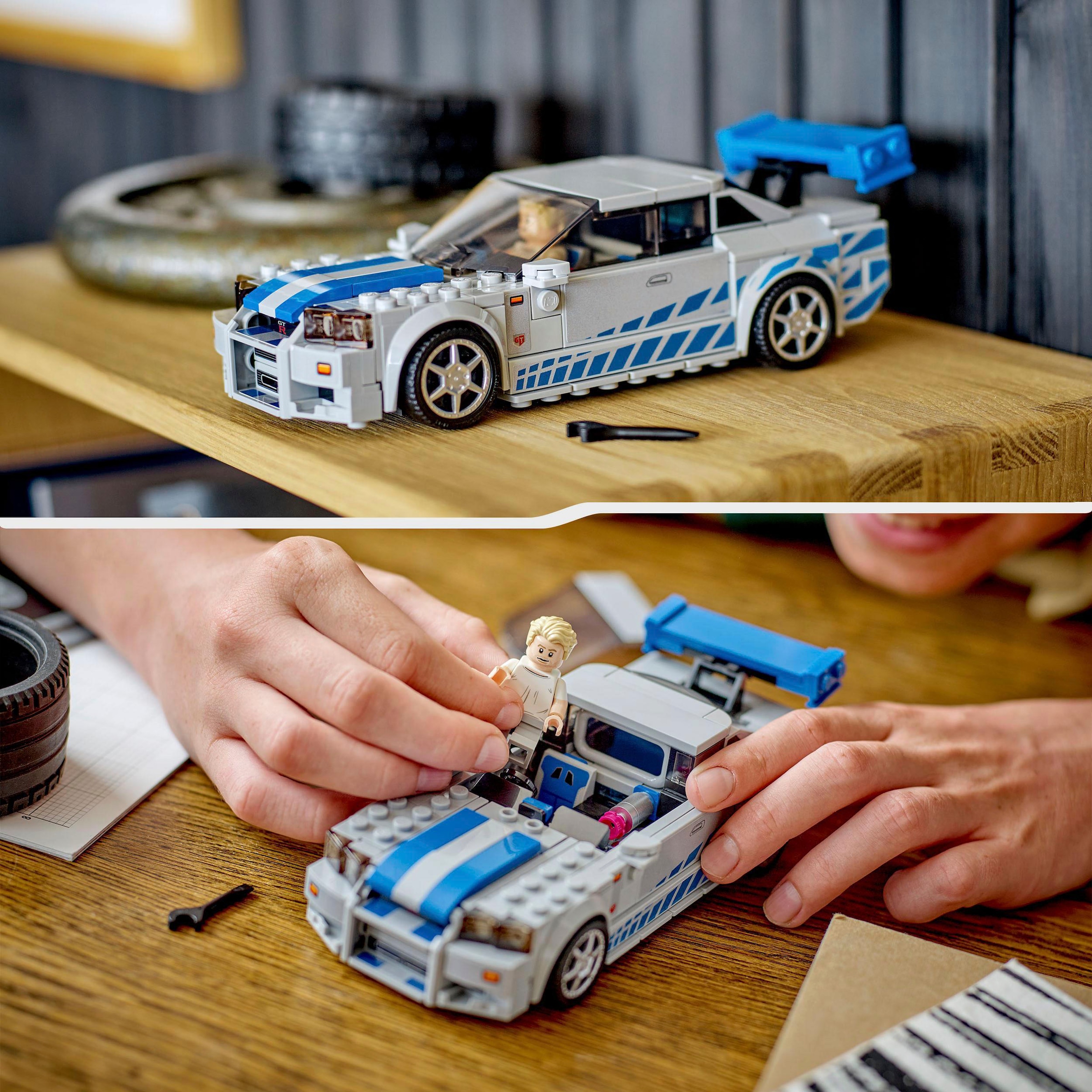 LEGO® Konstruktionsspielsteine »2 Fast 2 Furious – Nissan Skyline GT-R (R34) (76917)«, (319 St.), LEGO® Speed Champions