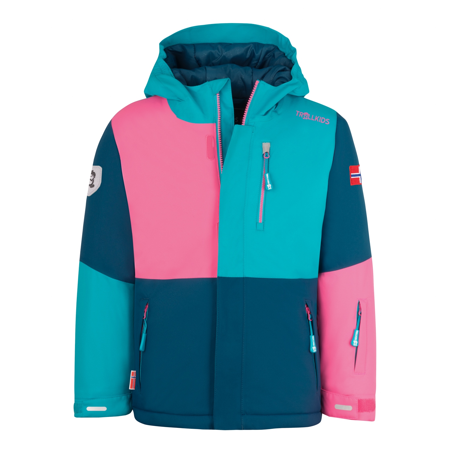TROLLKIDS Winterjacke »KIDS HALLINGDAL JACKET« sportliche, aus Polyester und Polyamid, wasserdicht, atmungsaktiv