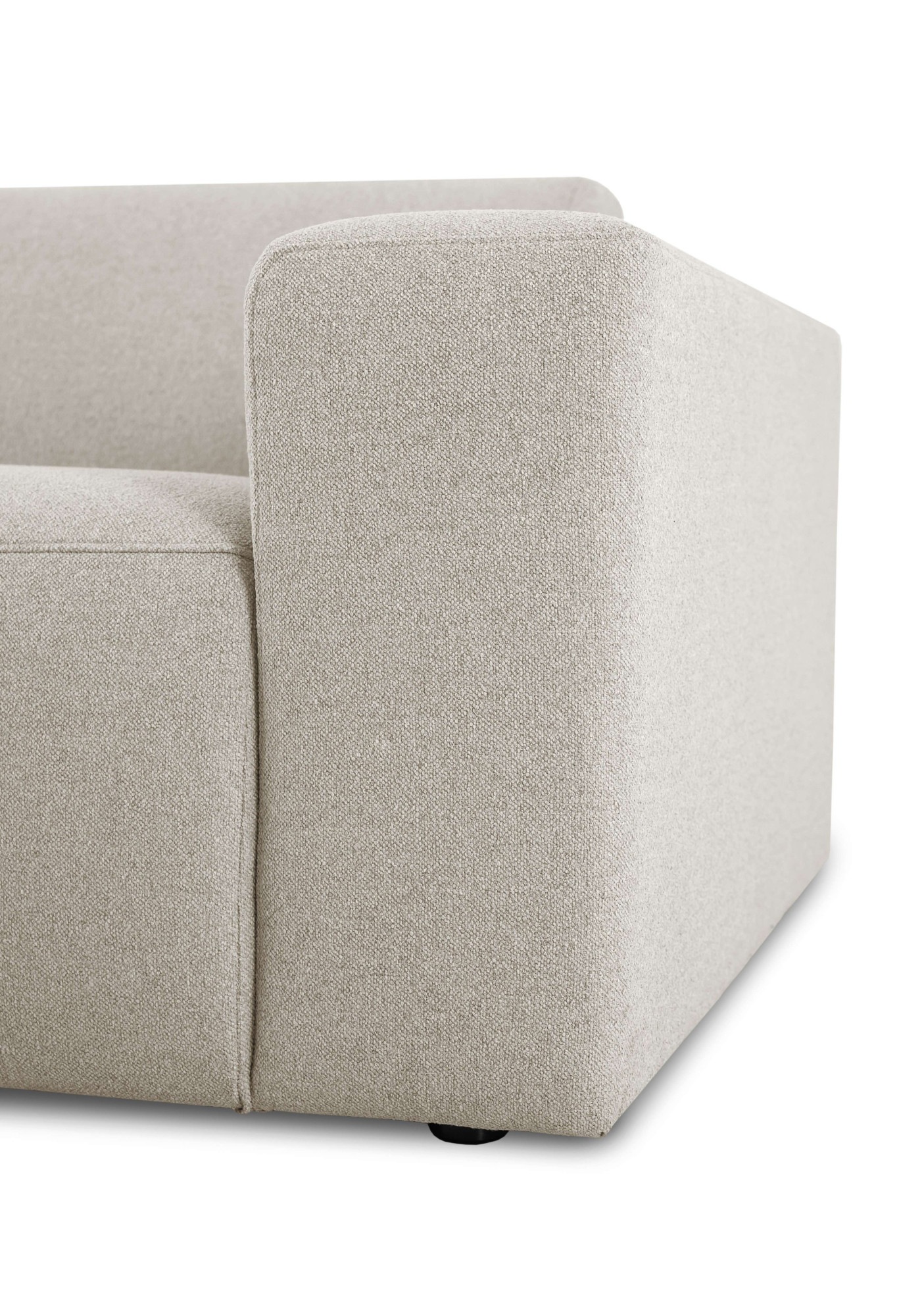 INOSIGN Ecksofa »Koa,228cm, L-Form, Modulsofa, Webstoff, Cord, Struktur«, Designsofa, weicher Lounge-Sitzkomfort, Welleunterfederung, bodentief