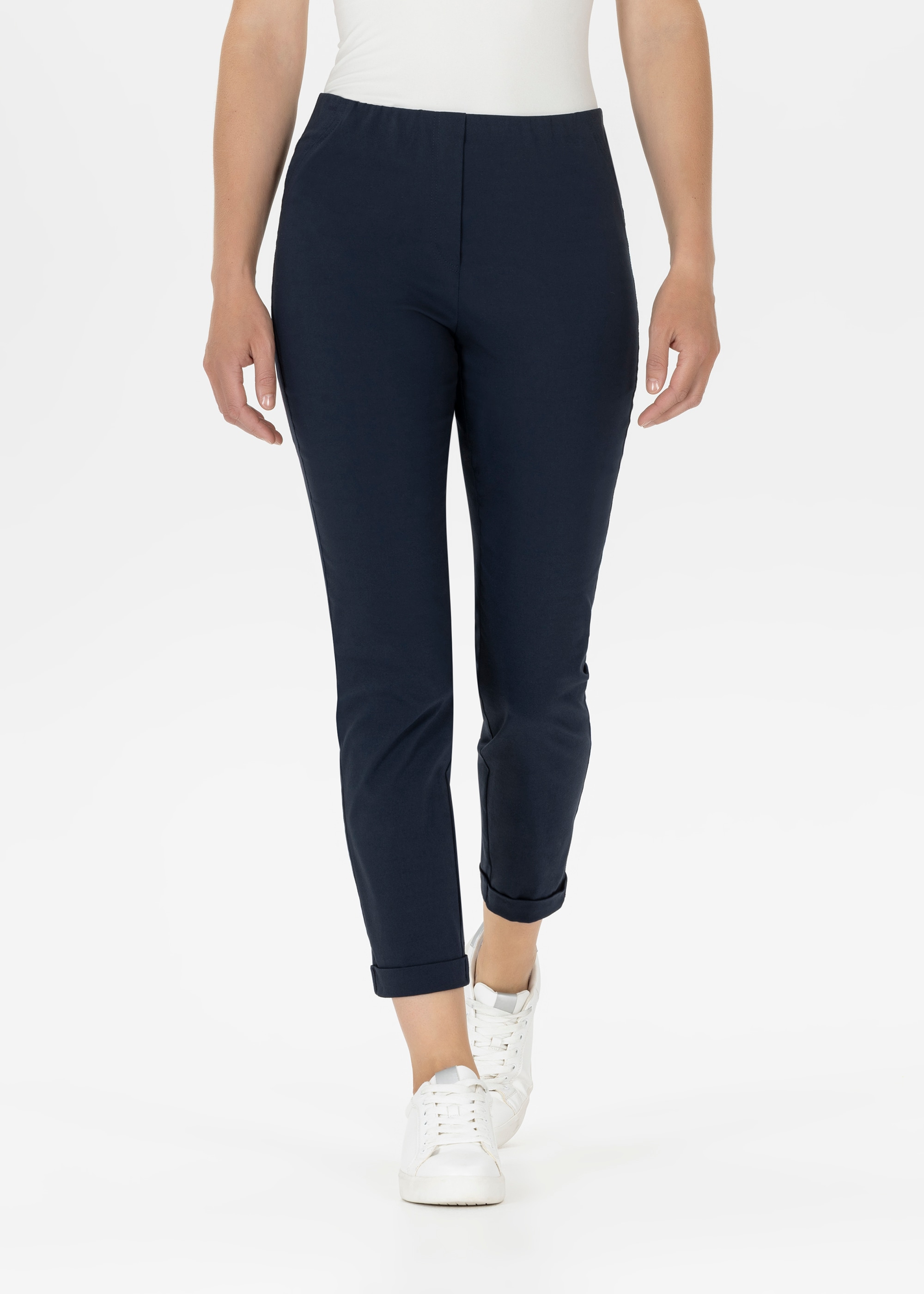Stehmann Pantalon en tissu »Sylvia-680«  3/4-Hose mit schmalem Bein