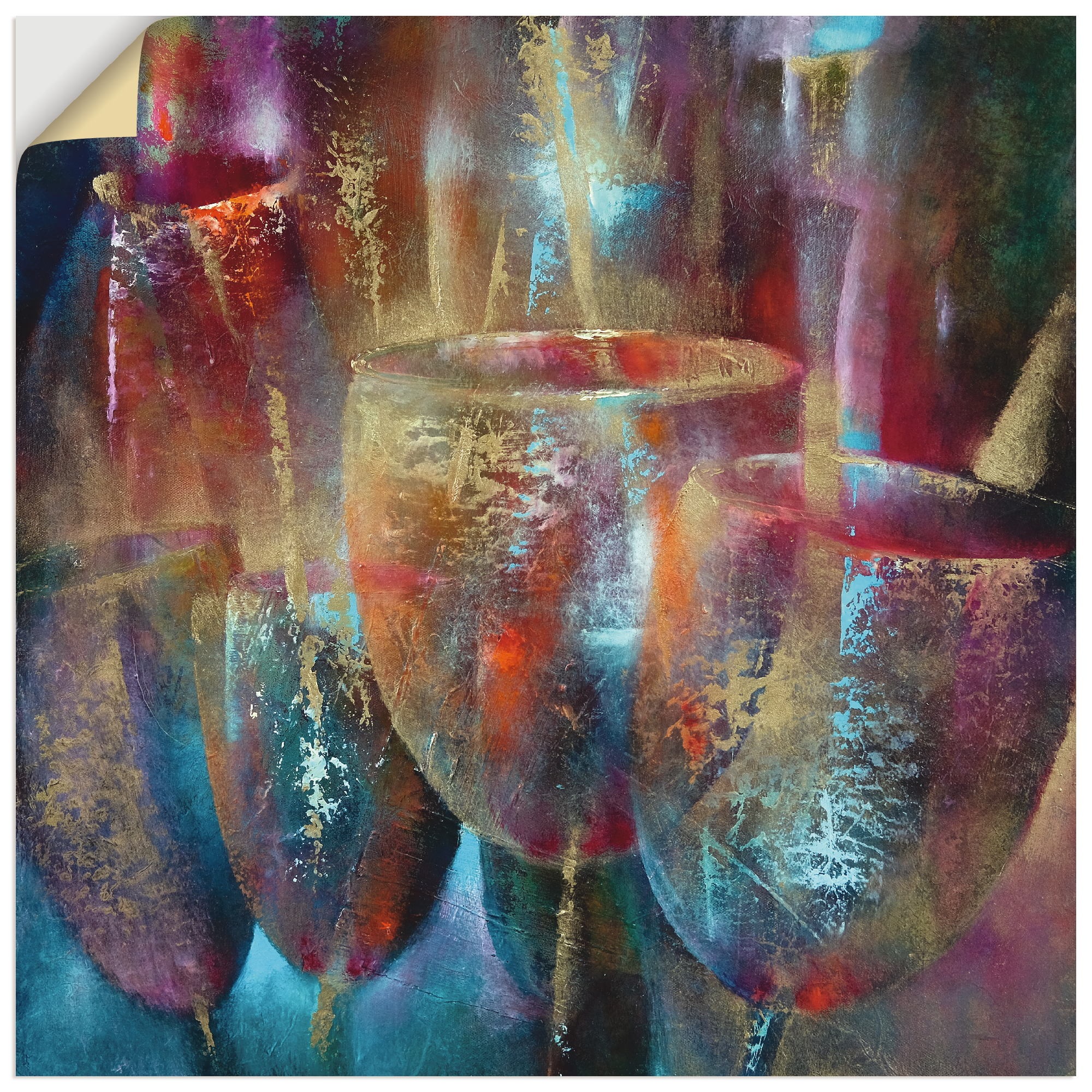 Image of Artland Wandbild »Reflektion«, Arrangements, (1 St.), in vielen Grössen & Produktarten - Alubild / Outdoorbild für den Aussenbereich, Leinwandbild, Poster, Wandaufkleber / Wandtattoo auch für Badezimmer geeignet bei Ackermann Versand Schweiz