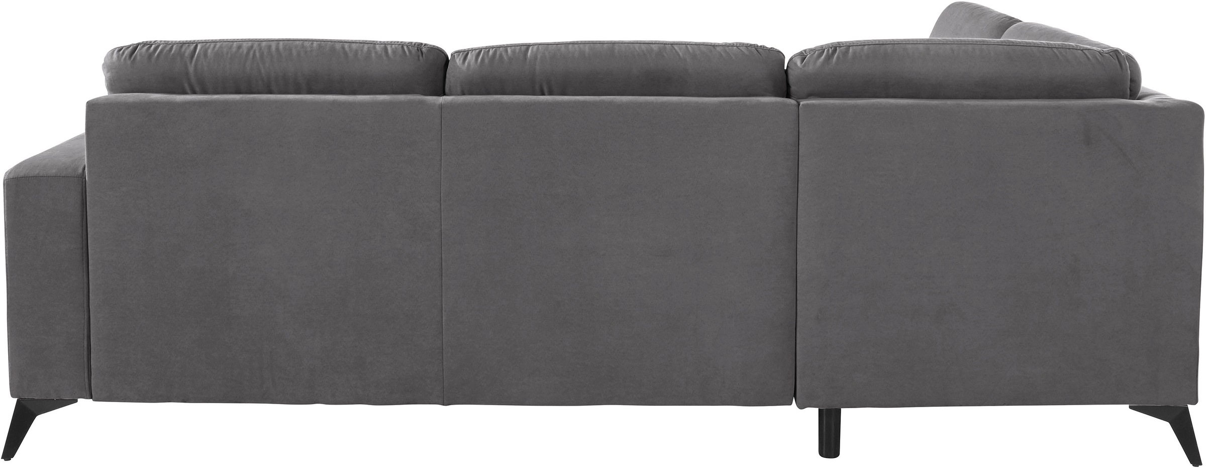 Places of Style Ecksofa »Lolland L-Form«, Wahlweise mit Bettfunktion und Stauraum, auch mit abwischbarem Bezug
