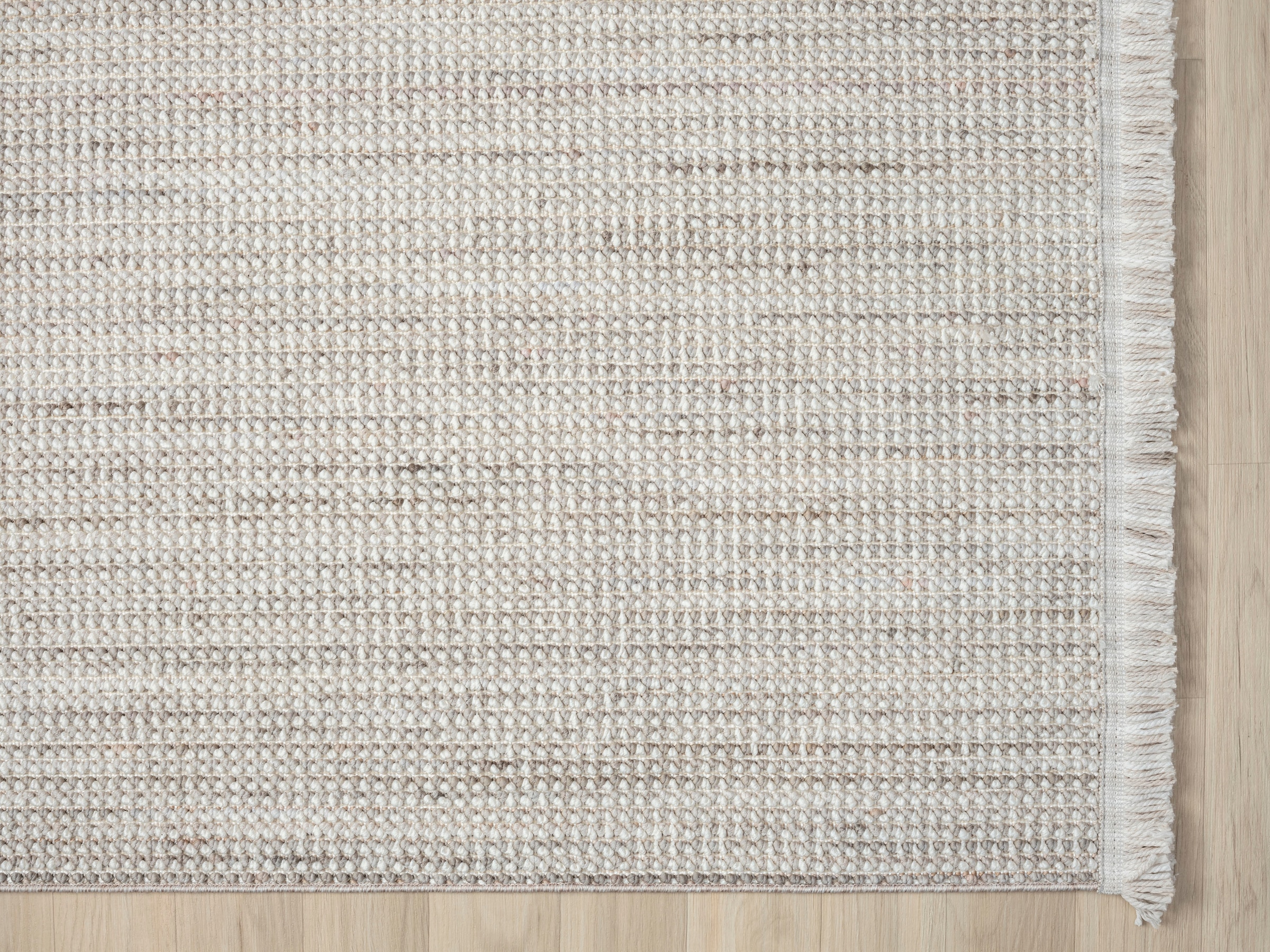 Myflair Möbel & Accessoires Tapis »Ava« Rectangulaire 7 mm Höhe Uni Farben, meliert, Sisal-Optik, auch in rund erhältlich, mit Fransen
