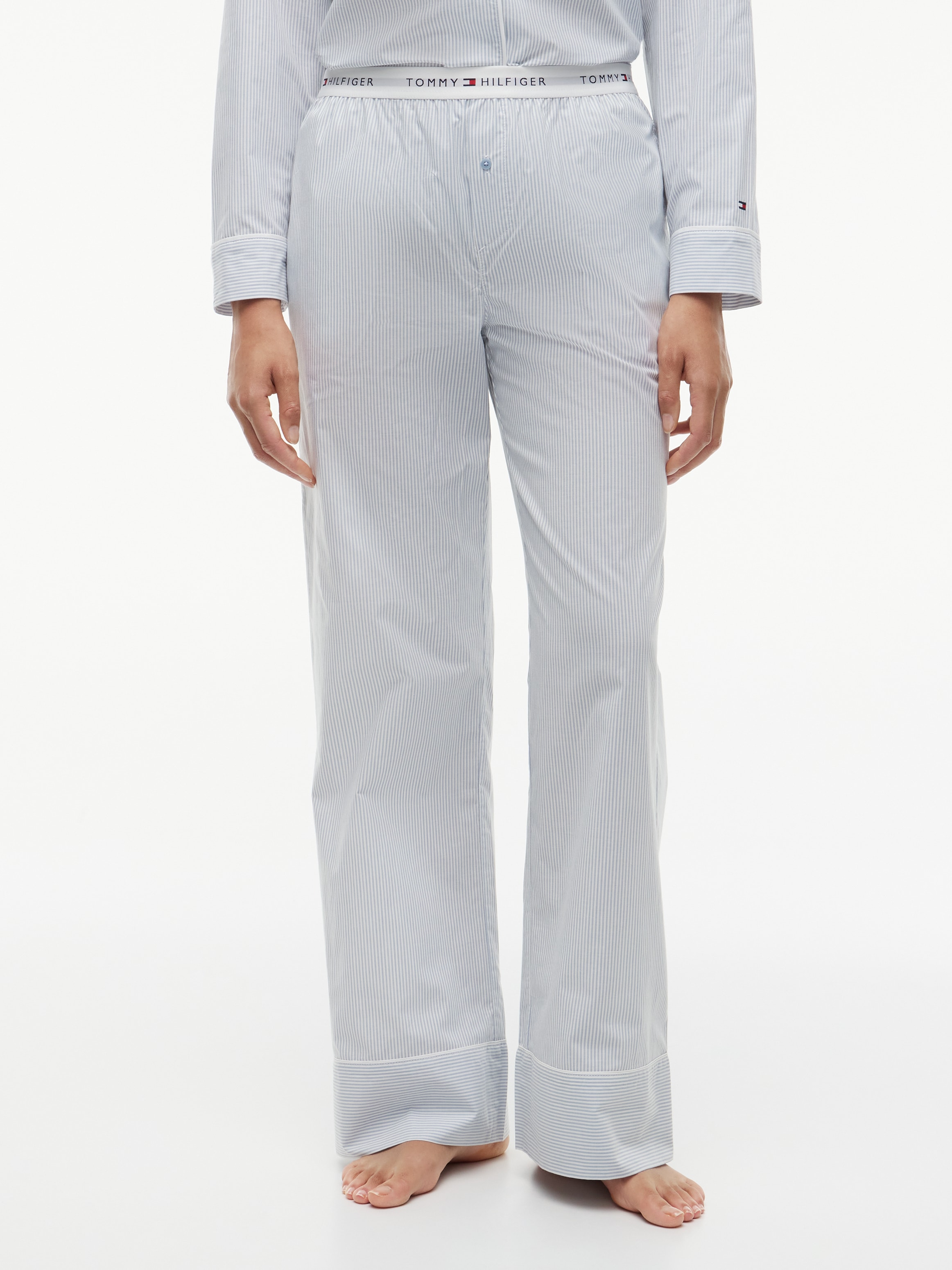 Image of Tommy Hilfiger Underwear Pyjamahose "POPLIN PANTS" aus Baumwoll-Popeline