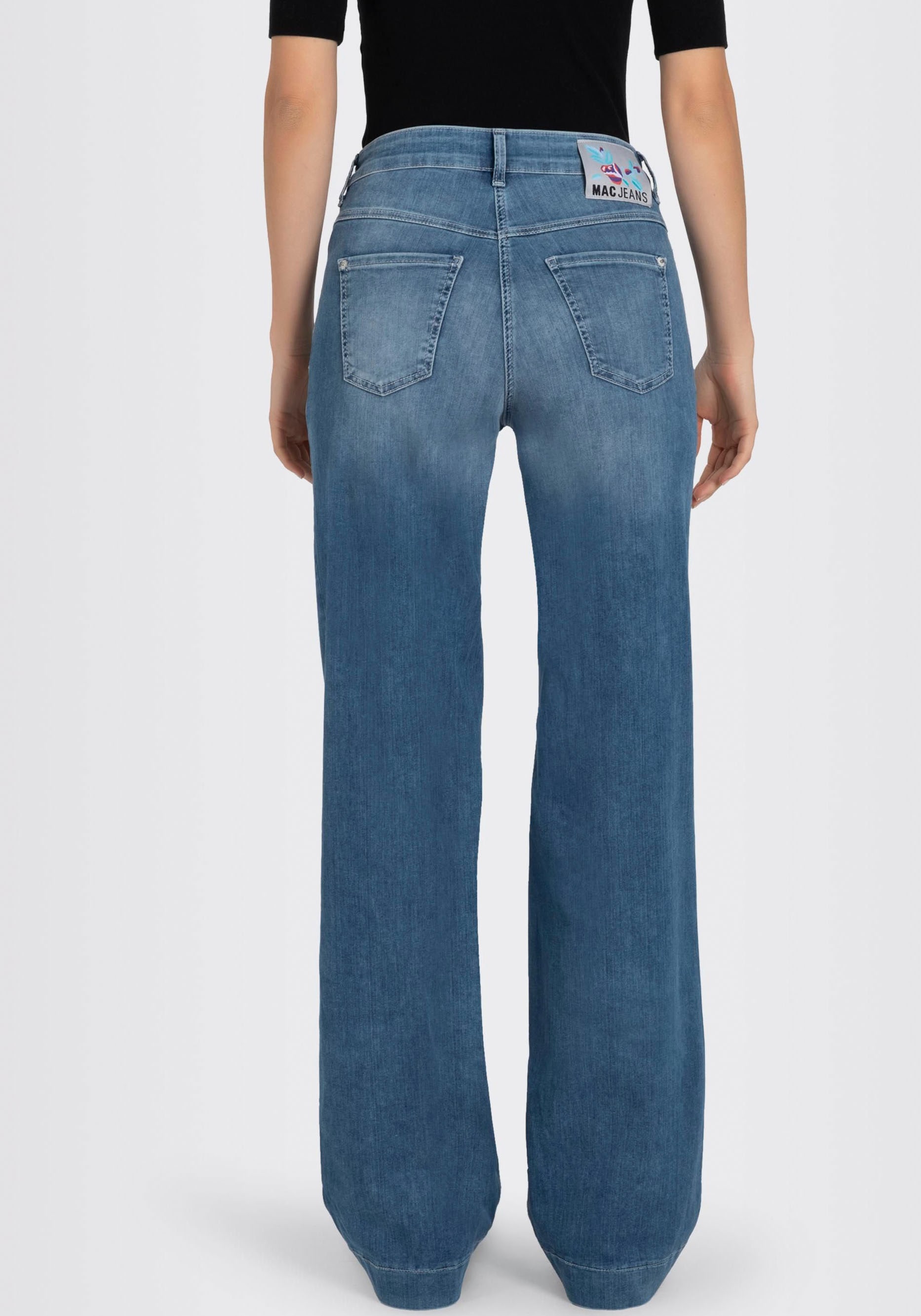 MAC Weite Jeans »DREAM WIDE«, mit weitem Bein - Stretch