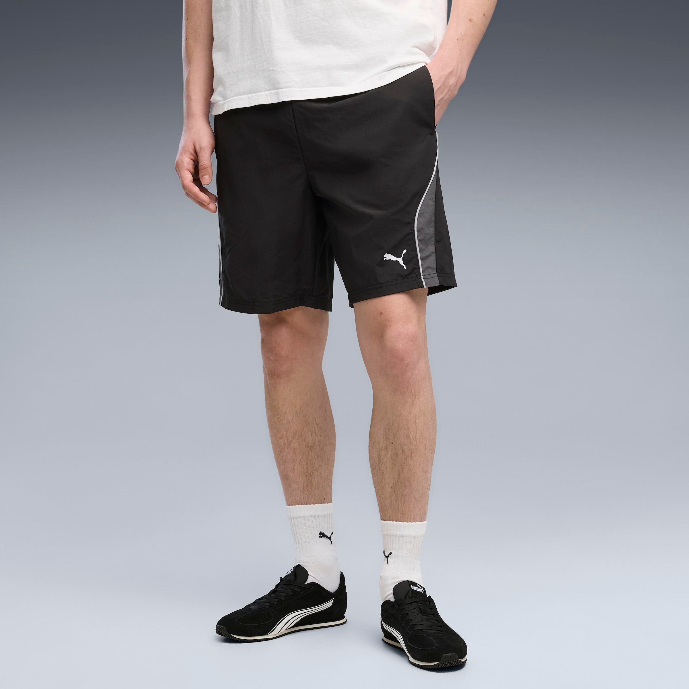 Image of PUMA Shorts "SPORT WOVEN SHORTS 8" Regular Fit, für Alltag, mit Eingrifftaschen