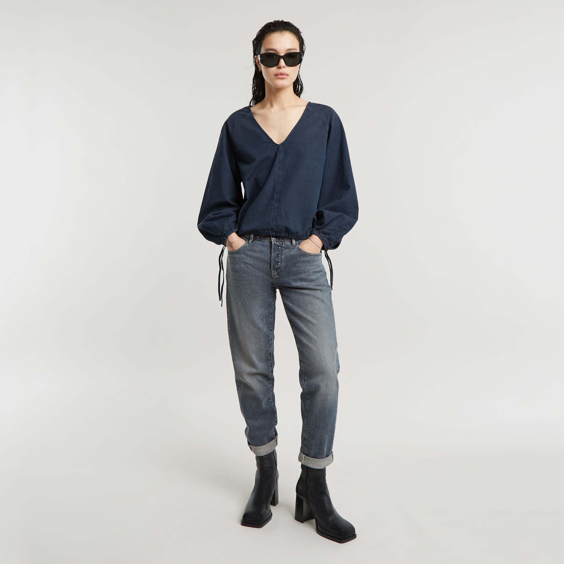 G-STAR Boyfriend-Jeans »Kate«, Baumwollstretch Denim Qualität für hohen Tragekomfort