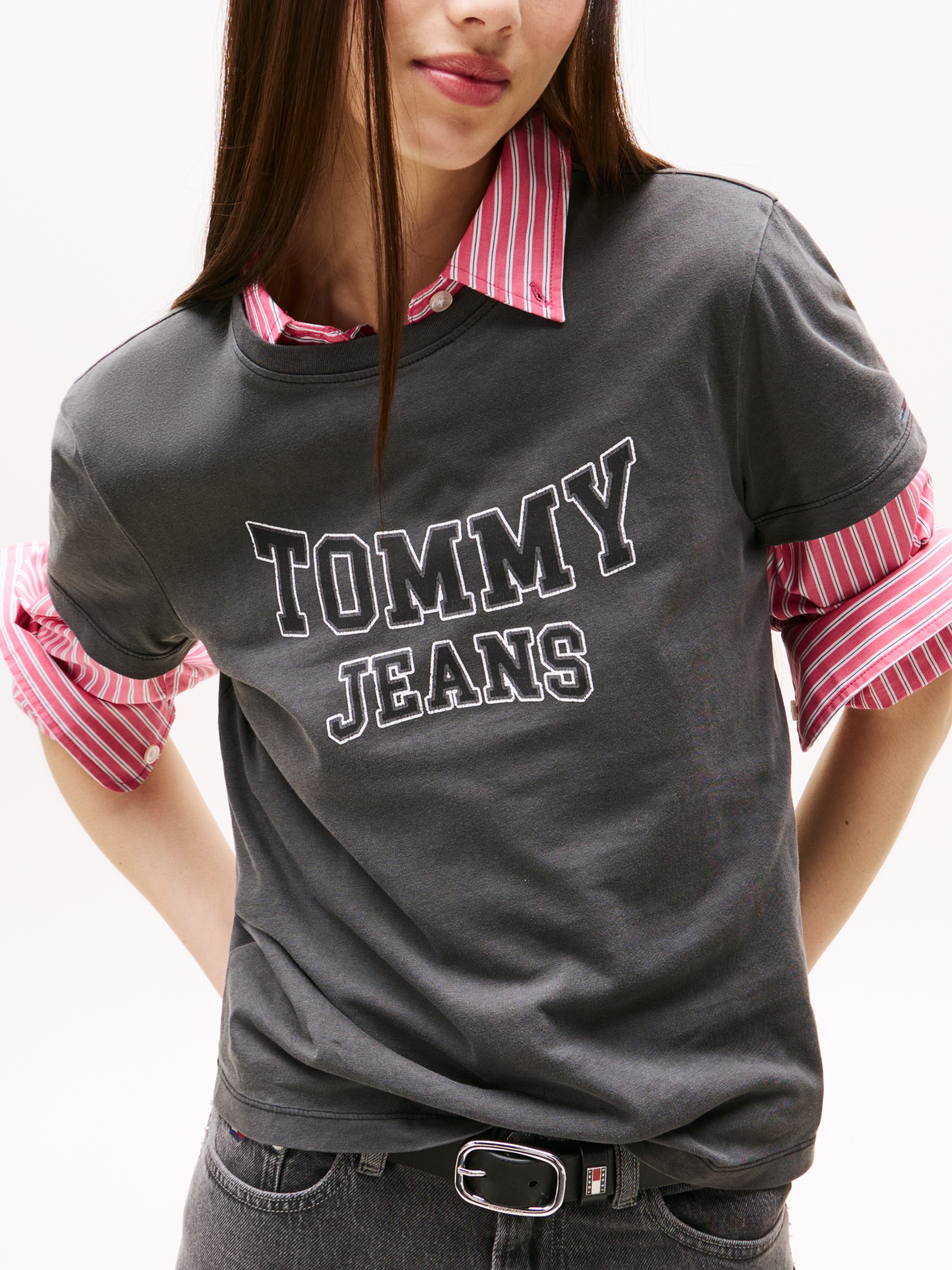 Tommy Jeans Kurzarmshirt »TJW REG VARSITY TEE EXT«