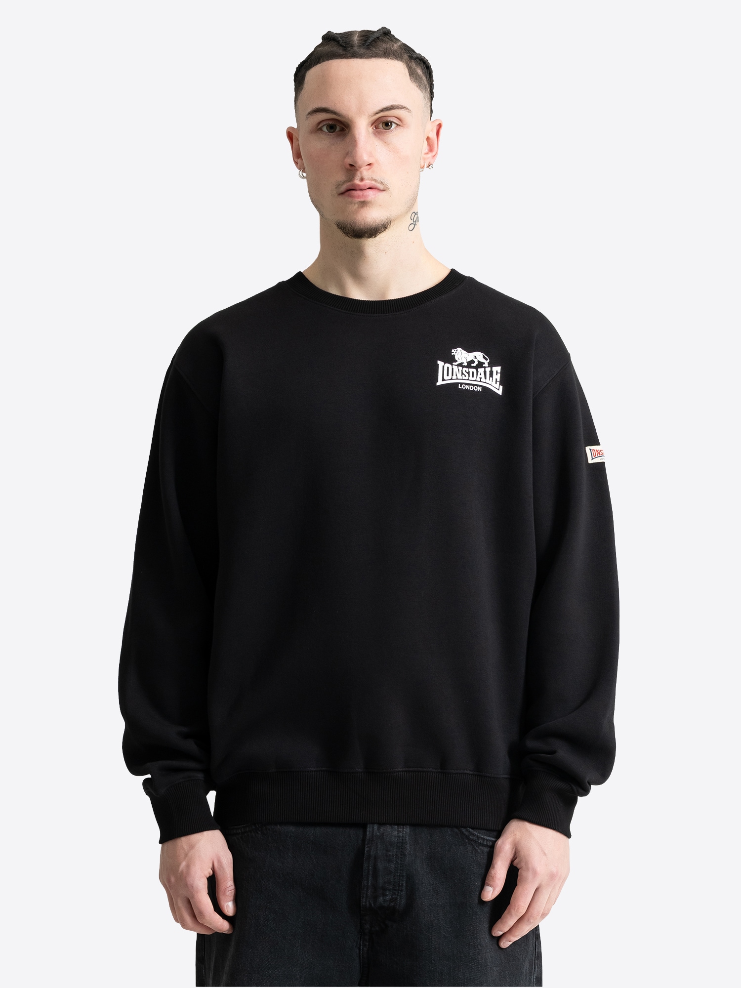 Image of Lonsdale Sweatshirt "HAIGHTON", aus Baumwolle und Polyester, erhältlich in den Grössen S bis XXXL