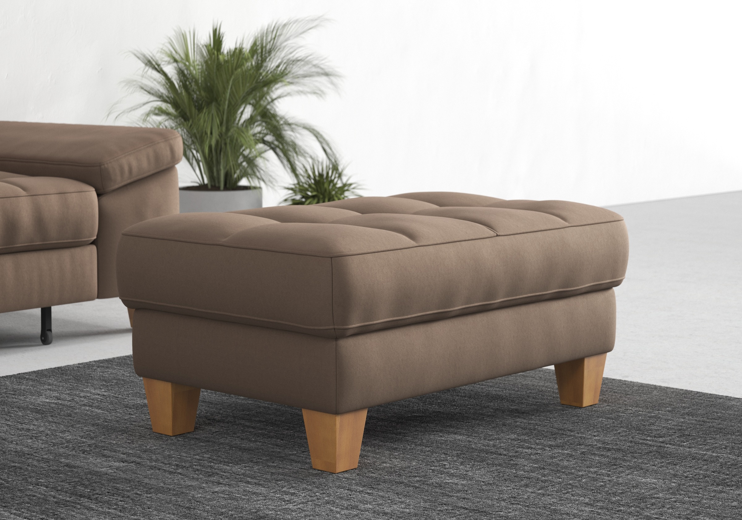 sit&more Tabouret de rangement »Westham« wahlewise mit/ohne Federkern