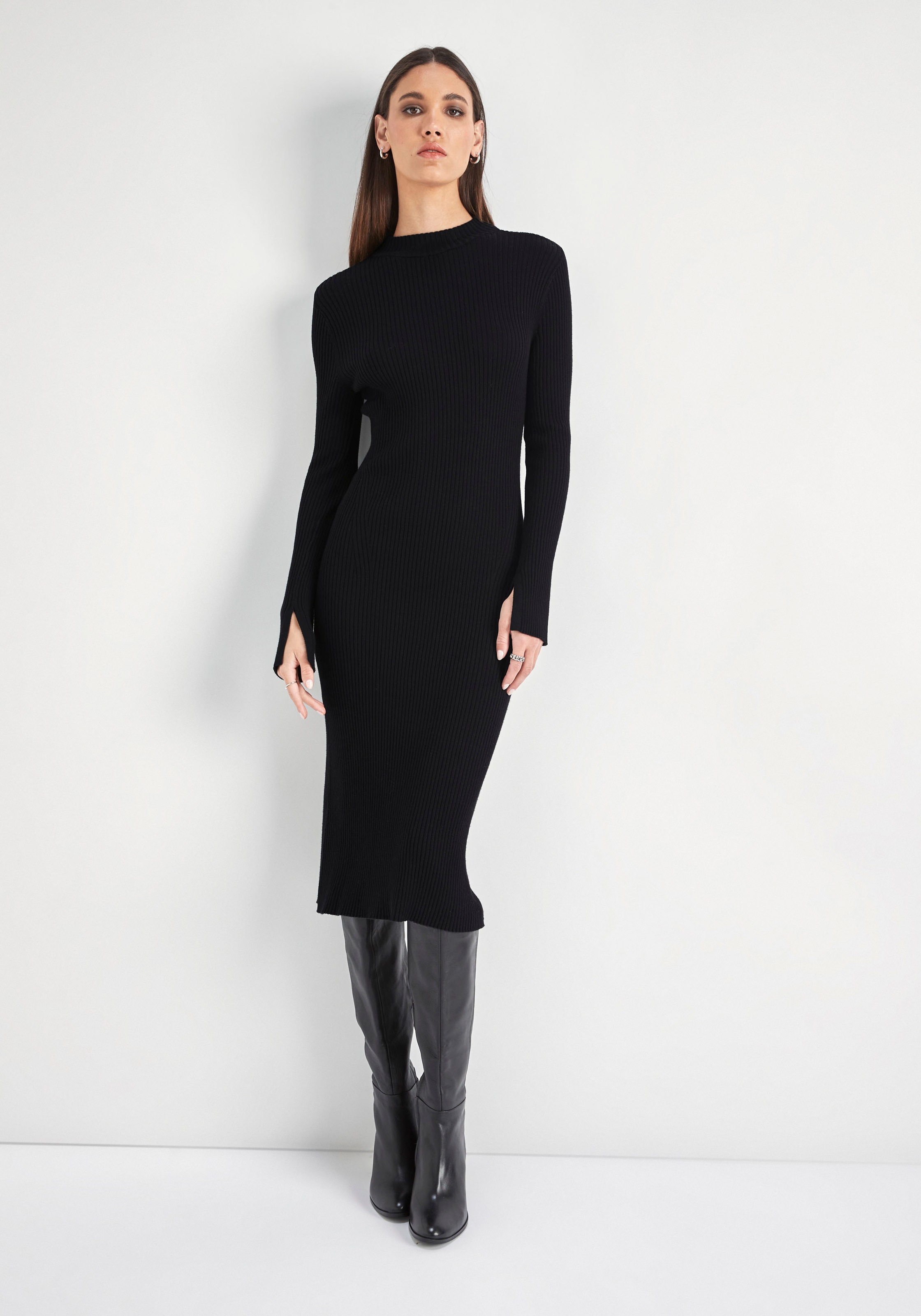 Image of HECHTER PARIS Strickkleid mit Gehschlitz