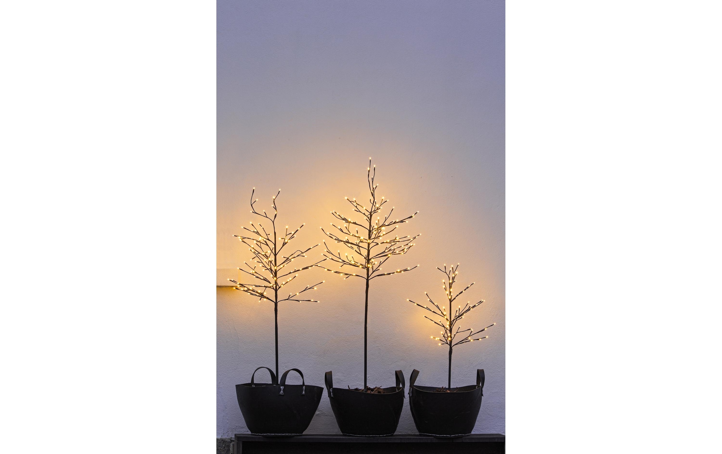 Sirius LED Baum Noah 80 LED warmweiß 110cm braun außen kaufen