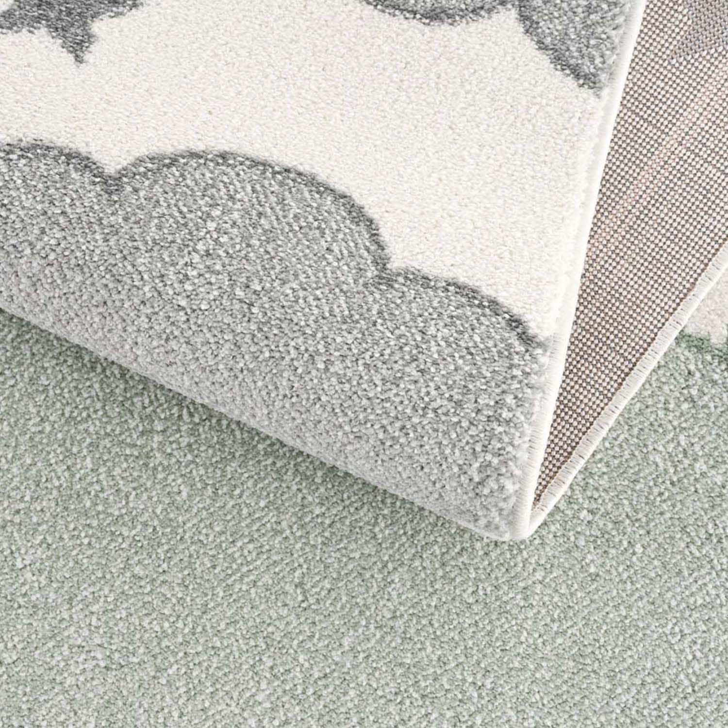 Carpet City Kinderteppich »Anime9394«, rund, 11 mm Höhe, Spielteppich mit Tieren, Weicher Flor, Pflegeleicht, Kinderzimmer