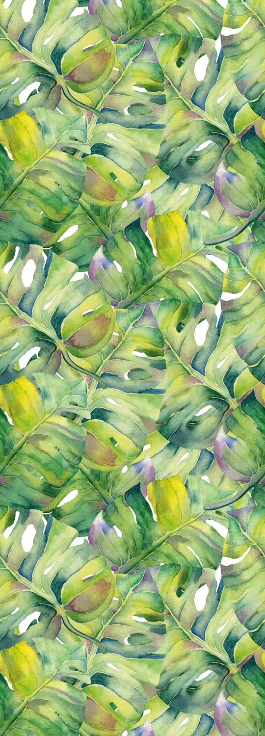 Image of queence Vinyltapete "Kara" Motiv floral geblümt gemustert glatt 90x250cm, selbstklebend, kinderleichte Anbringung, Sticker