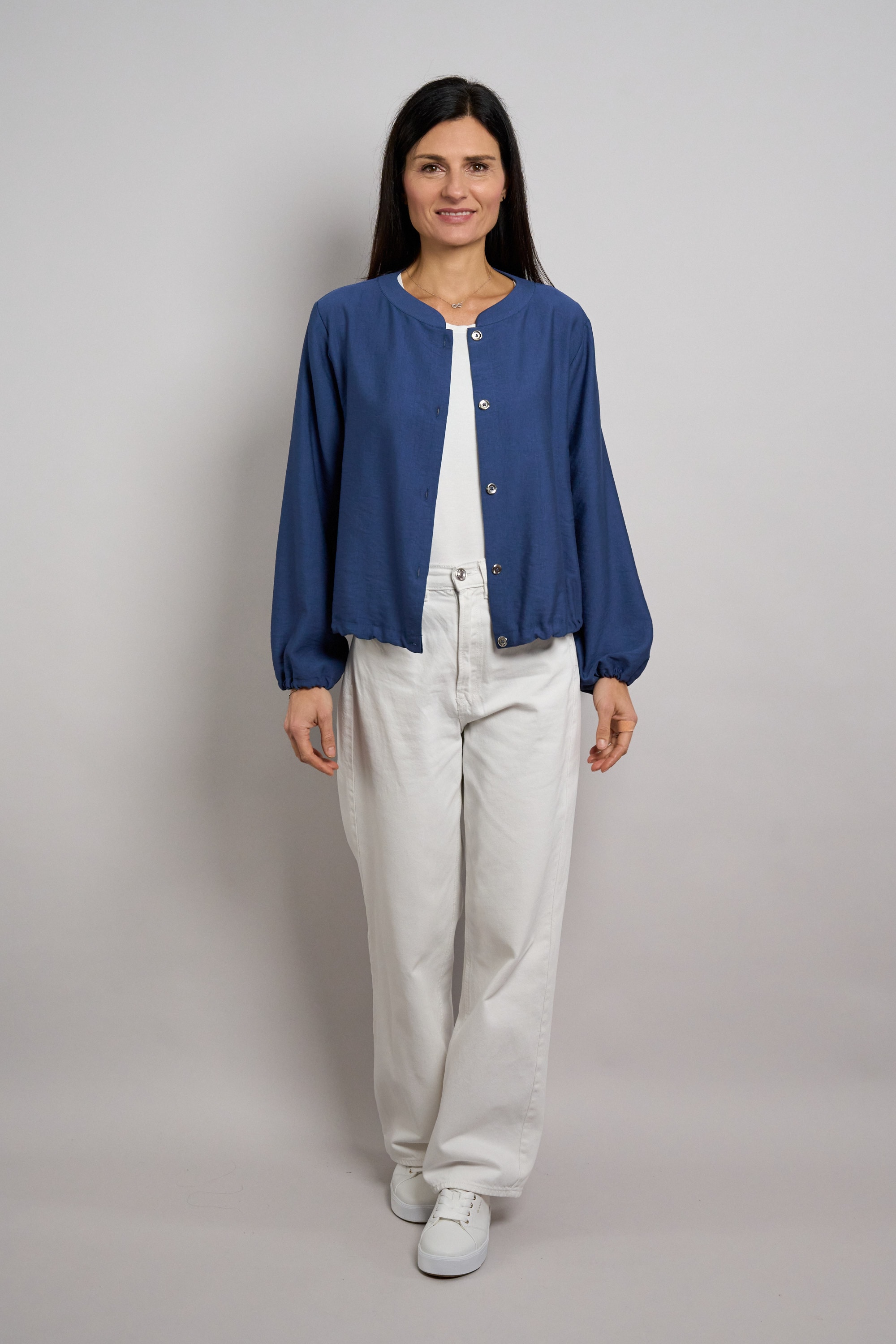 Seidel Moden Veste chemisier »Otto exclusiv« ohne Kapuze mit Knopfleiste - Viskose - MADE IN GERMANY